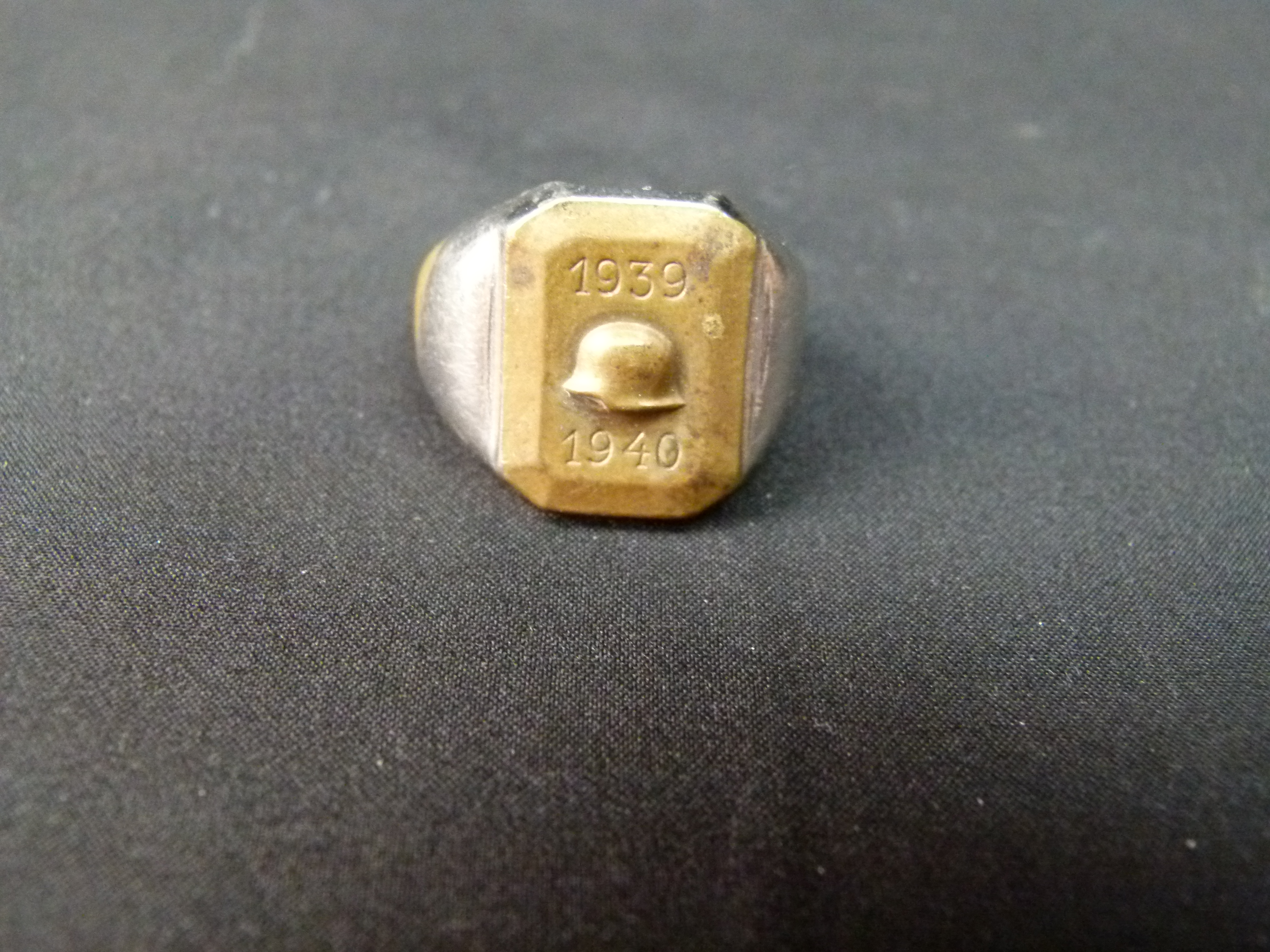 Kantinenring Westwallring mit Stahlhelm 1939 1940 