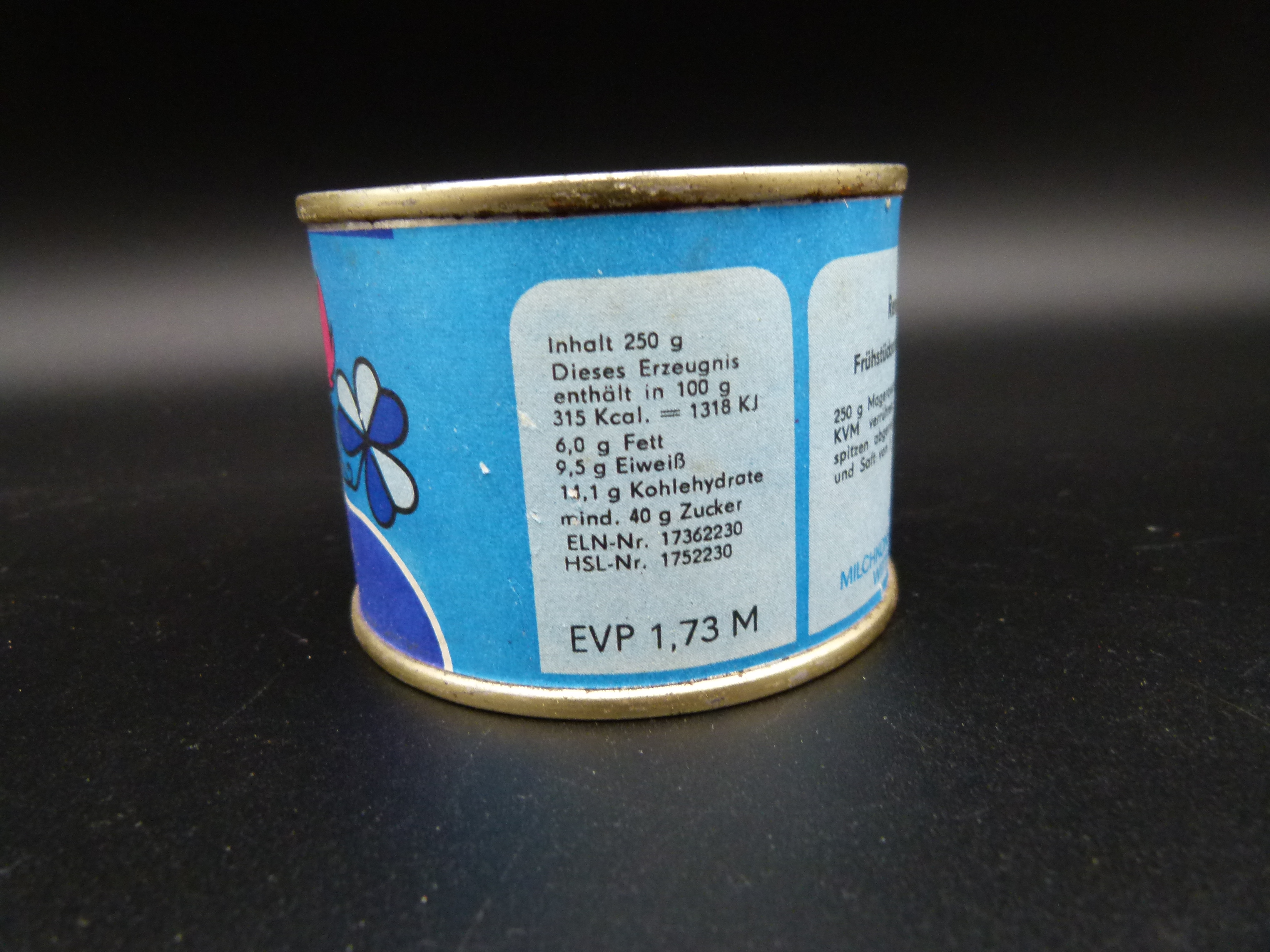 DDR Kondensvollmilch gezuckert ungeoeffnet VEB