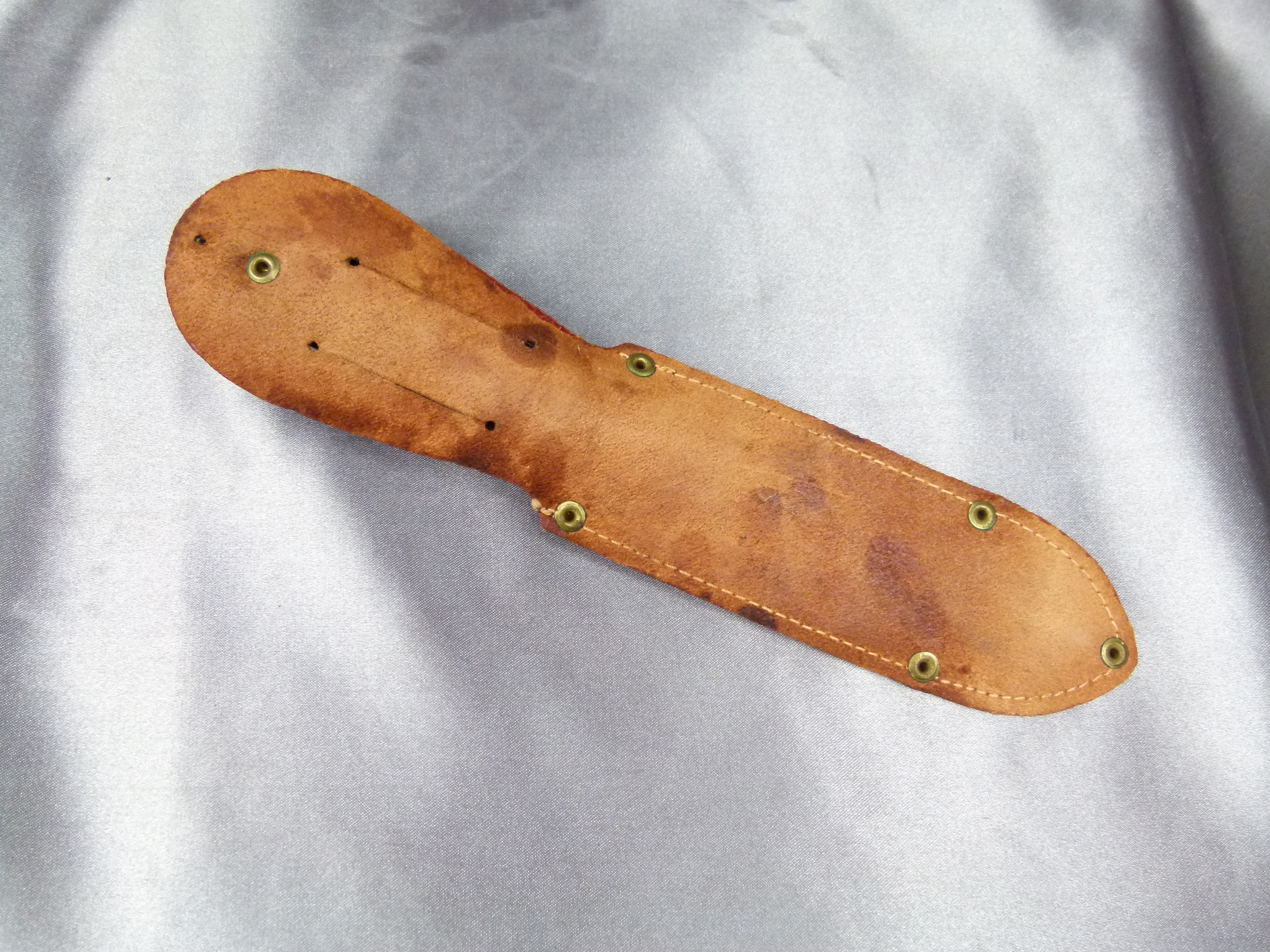 DDR Jagdmesser Jagddolch mit Lederscheide 