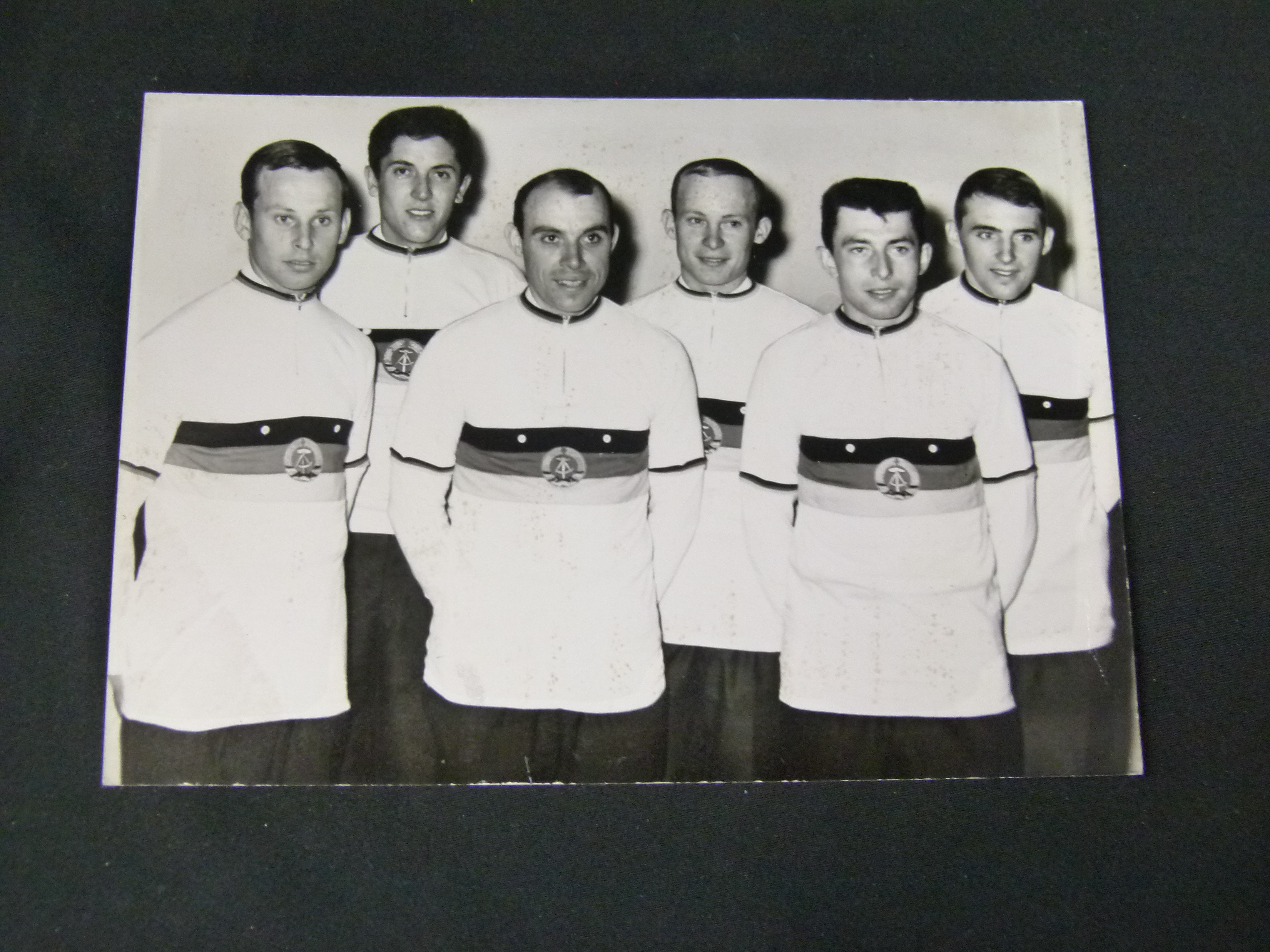 Foto Mannschaft DDR Friedensfahrt Radrennen