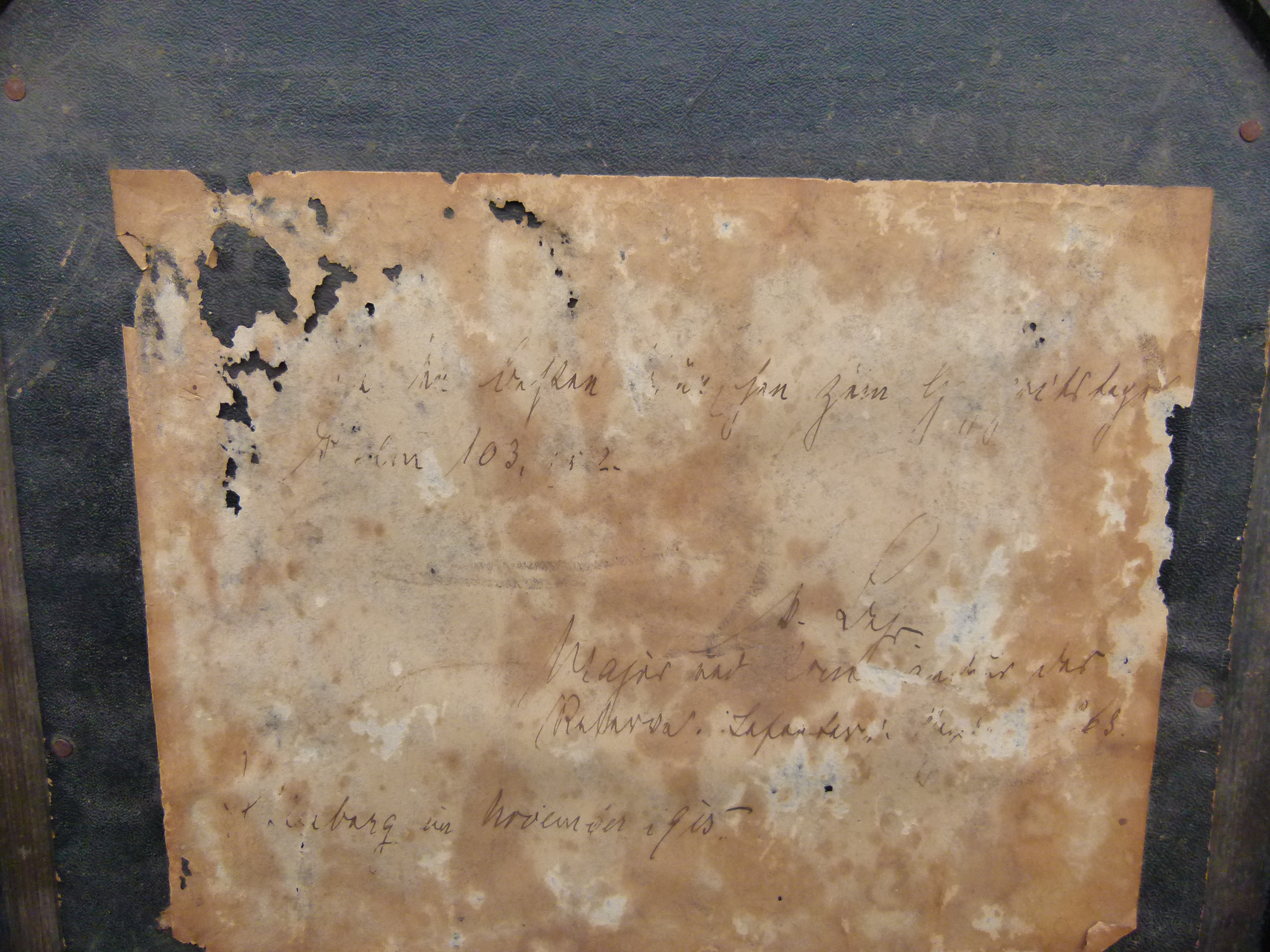 Relief Kaiser Wilhelm Franz Joseph Treue um Treue