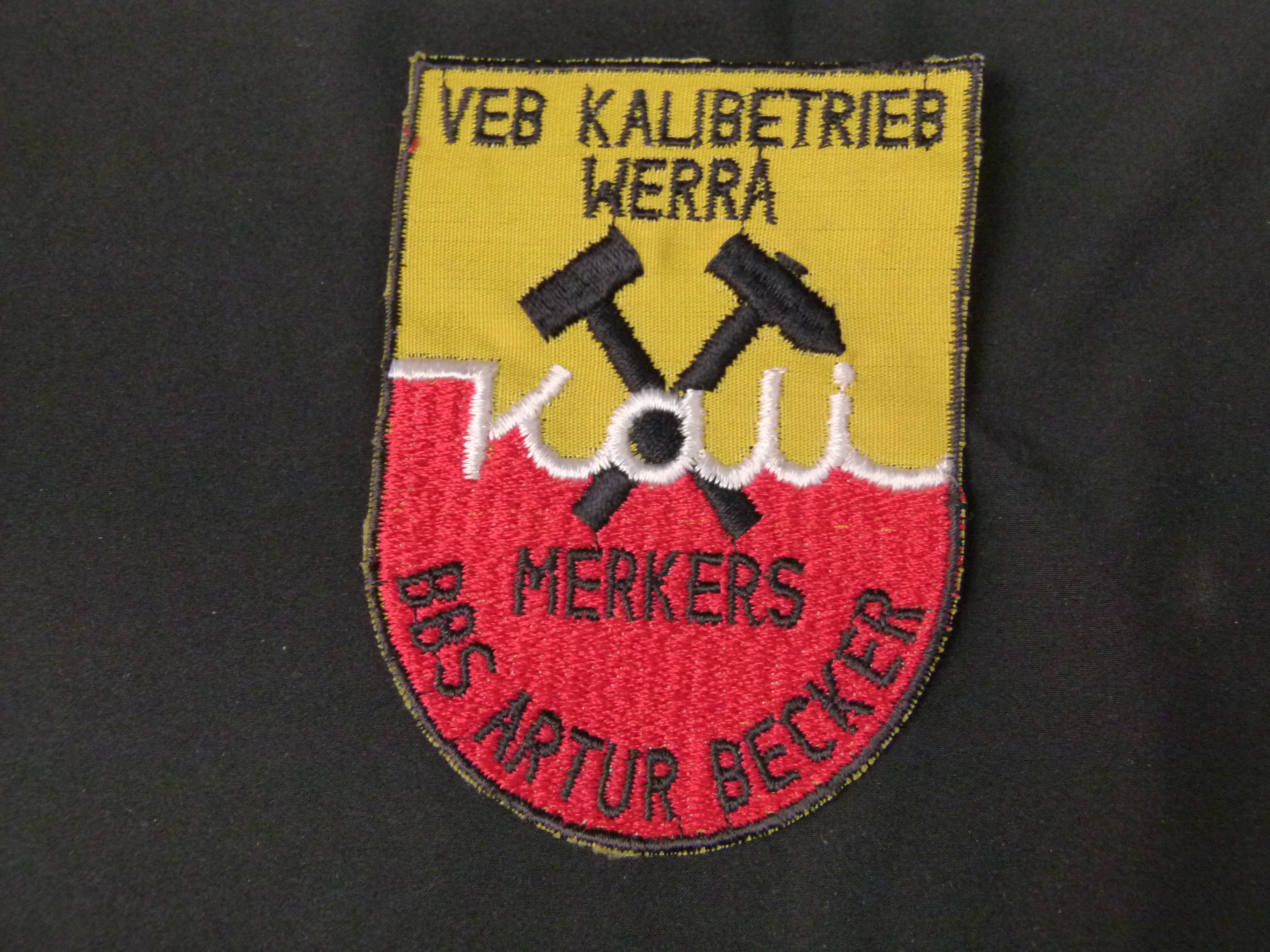 Trikot Aufnäher VEB Kali Werra BBS Artur Becker