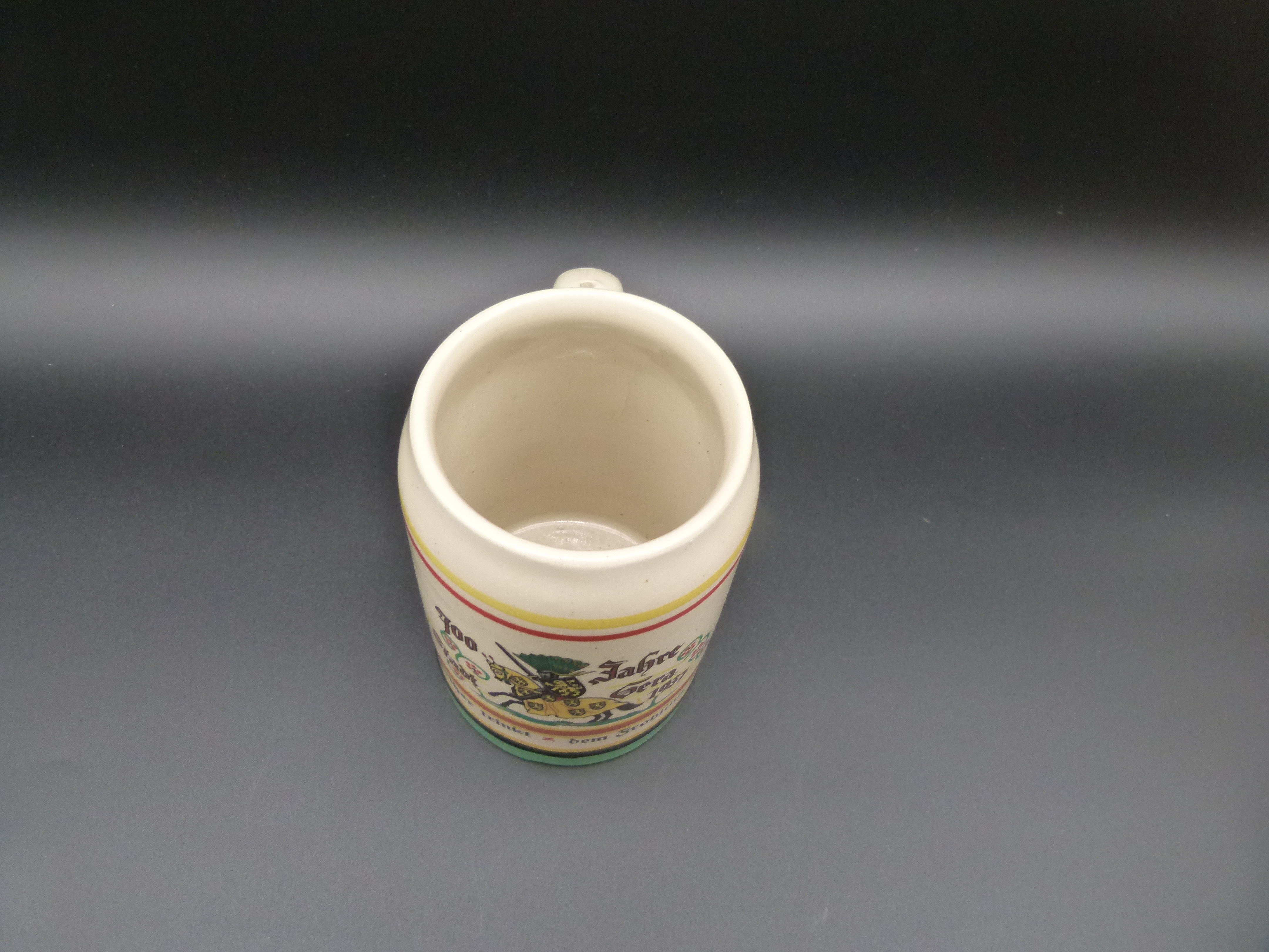 Bierkrug 700 Jahre Stadt Gera 1937 Koestritzer Bier