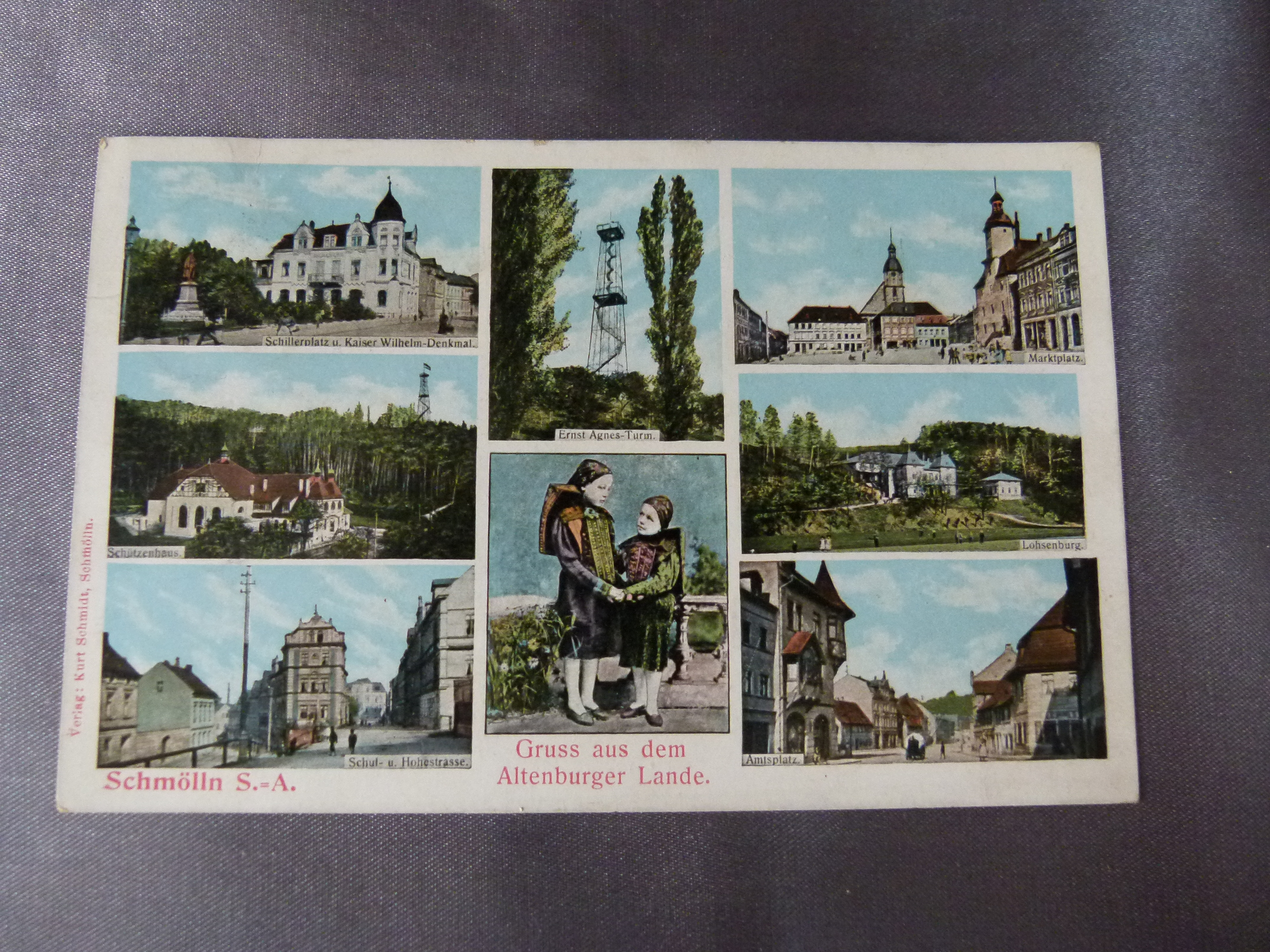 Ansichtskarte AK Schmölln Gruss aus dem Altenburger Lande