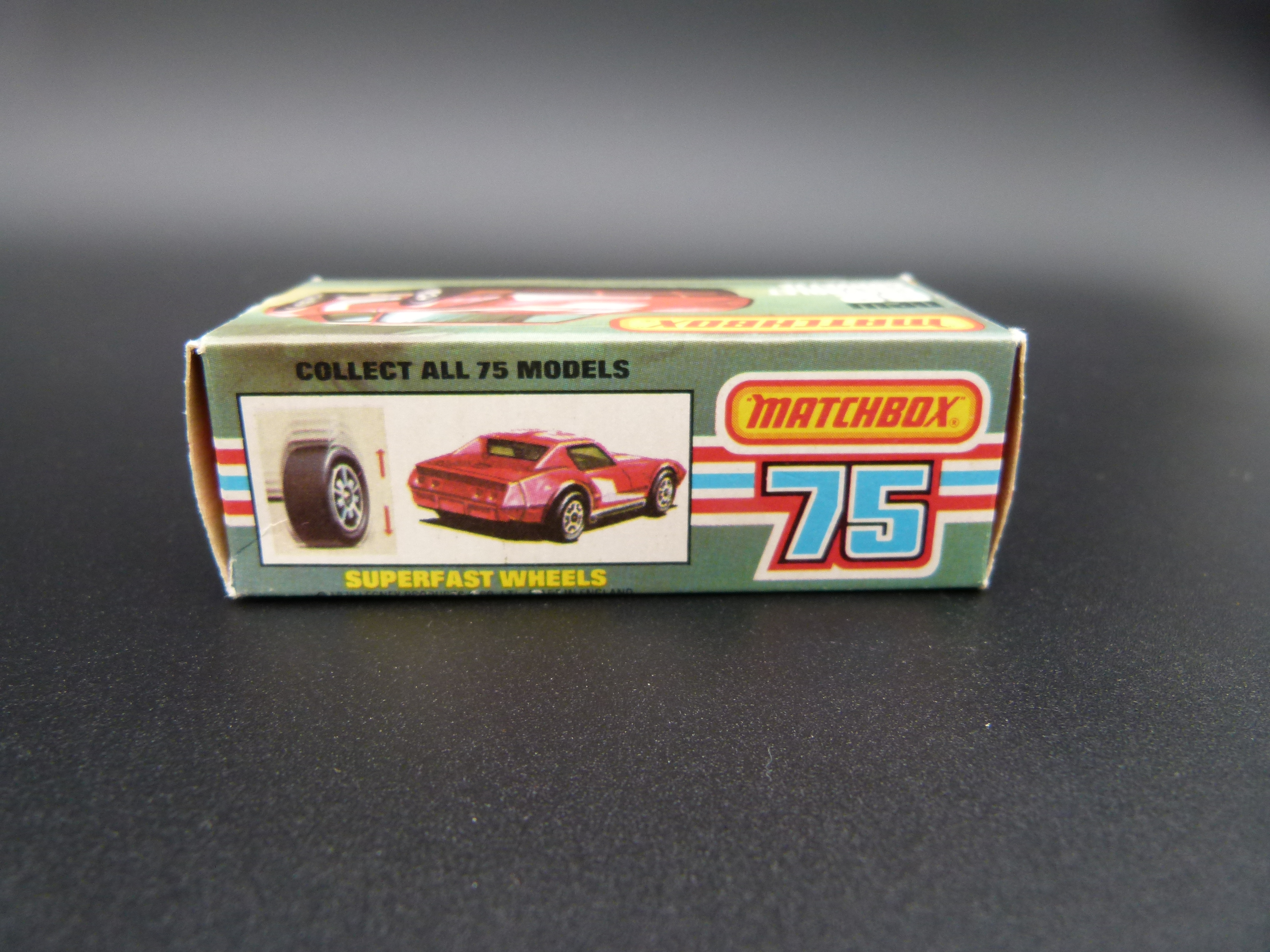  Original Karton Matchbox 62 Chevrolet Corvette 