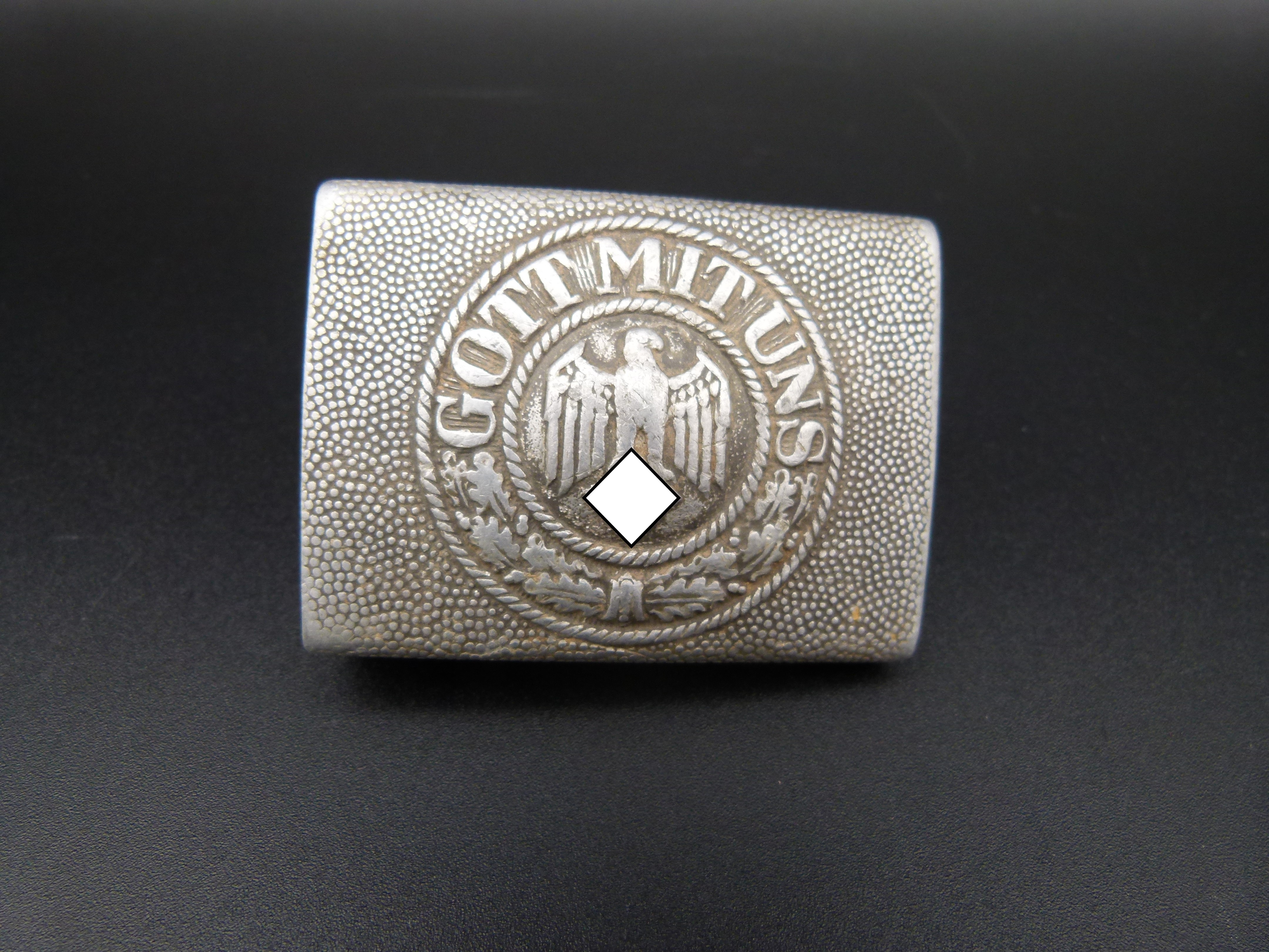 Wehrmacht Koppelschloss Aluminium R.S. & S.