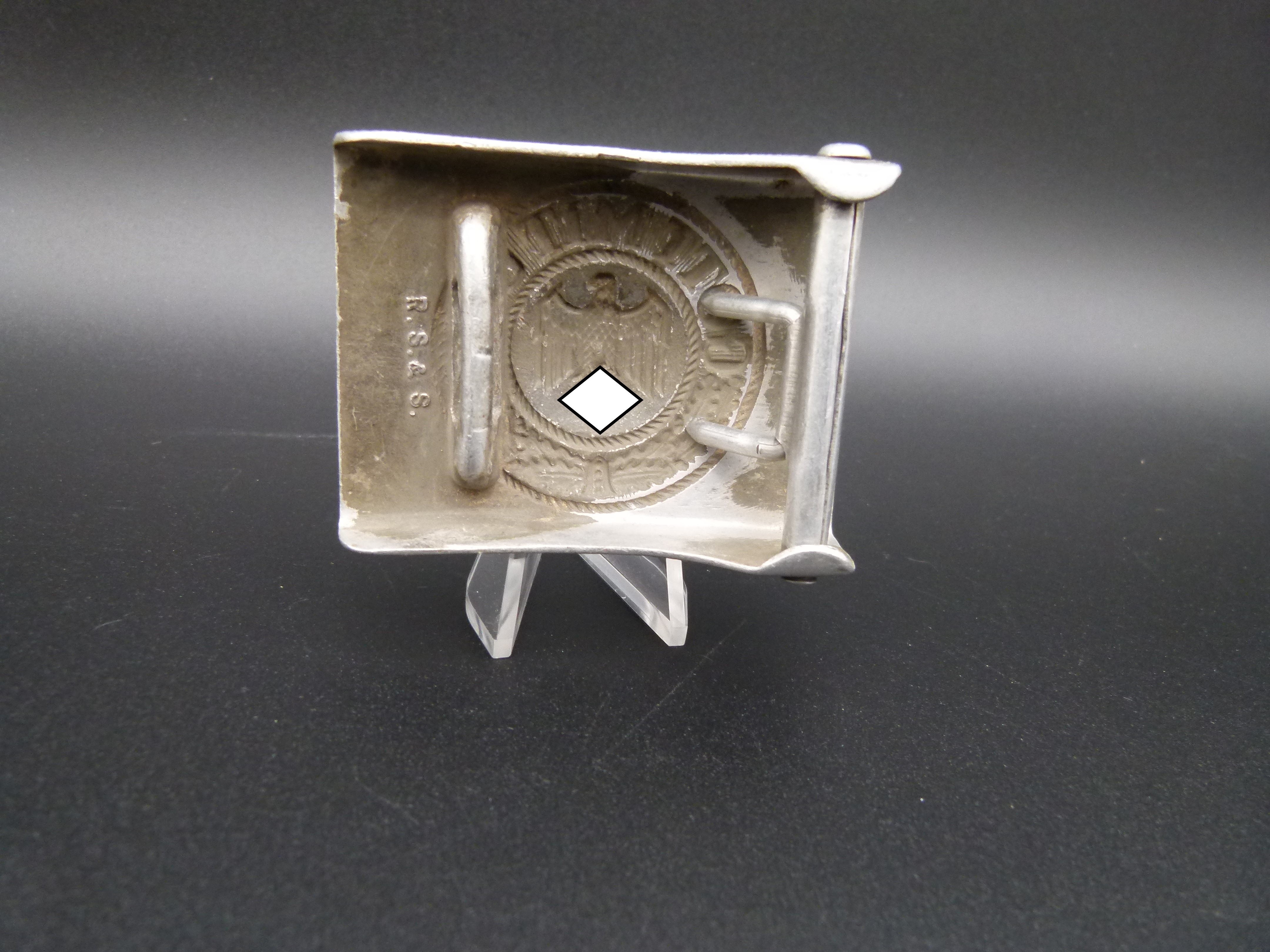 Wehrmacht Koppelschloss Aluminium R.S. & S.