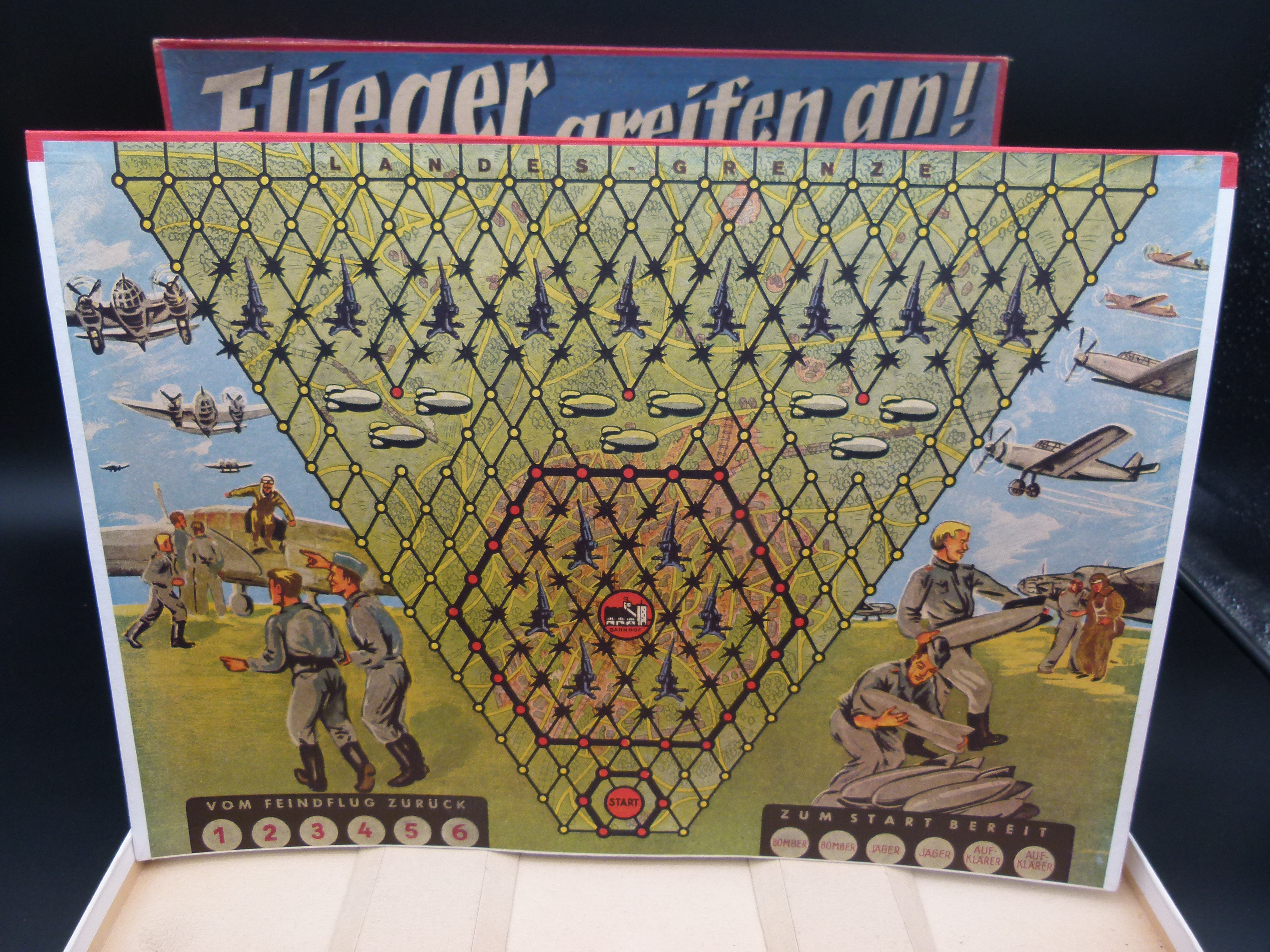 Brettspiel Flieger greifen an Luftwaffe WK2 