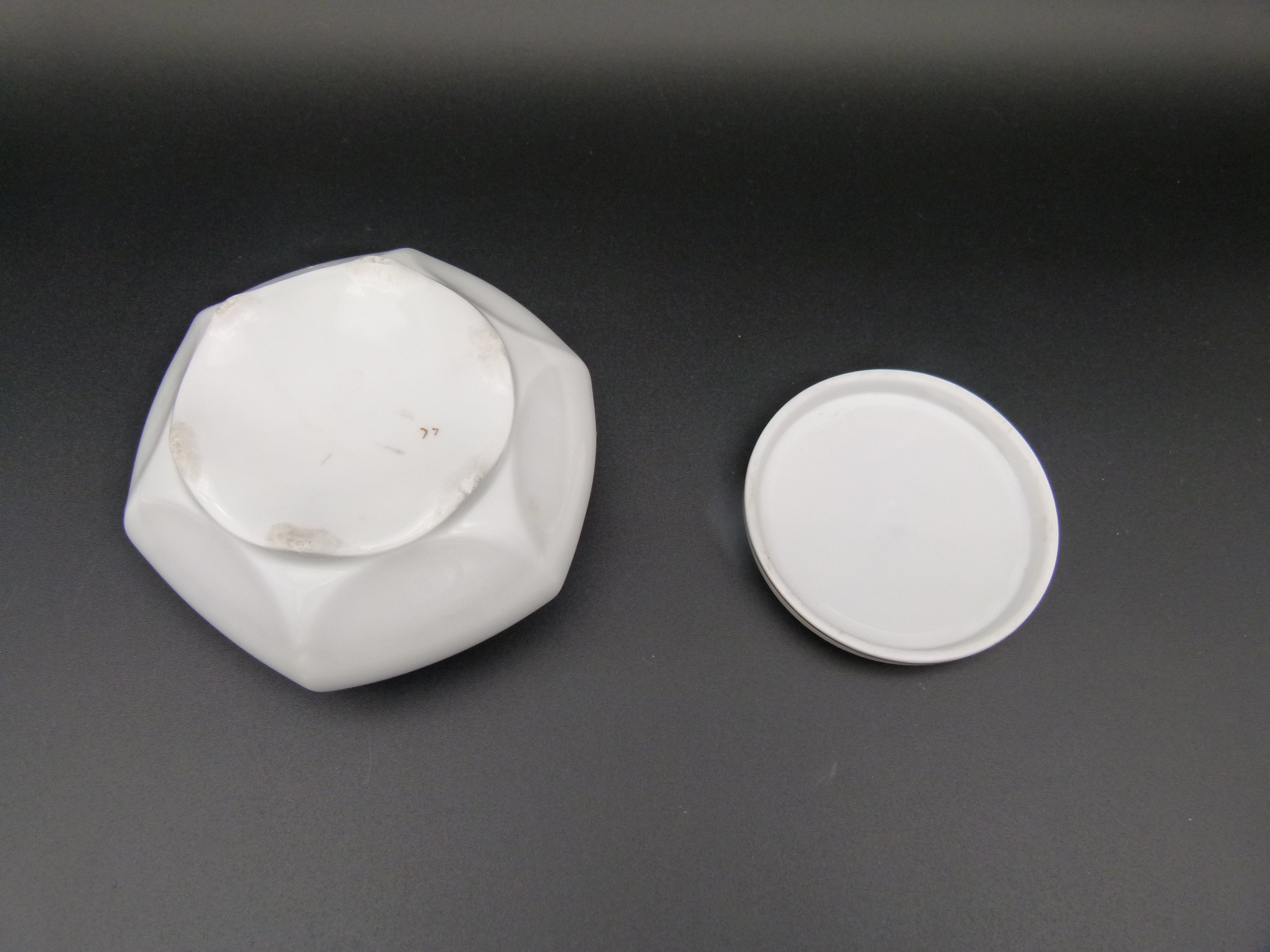 Patriotische Deckeldose EK2 1914 Fraureuth