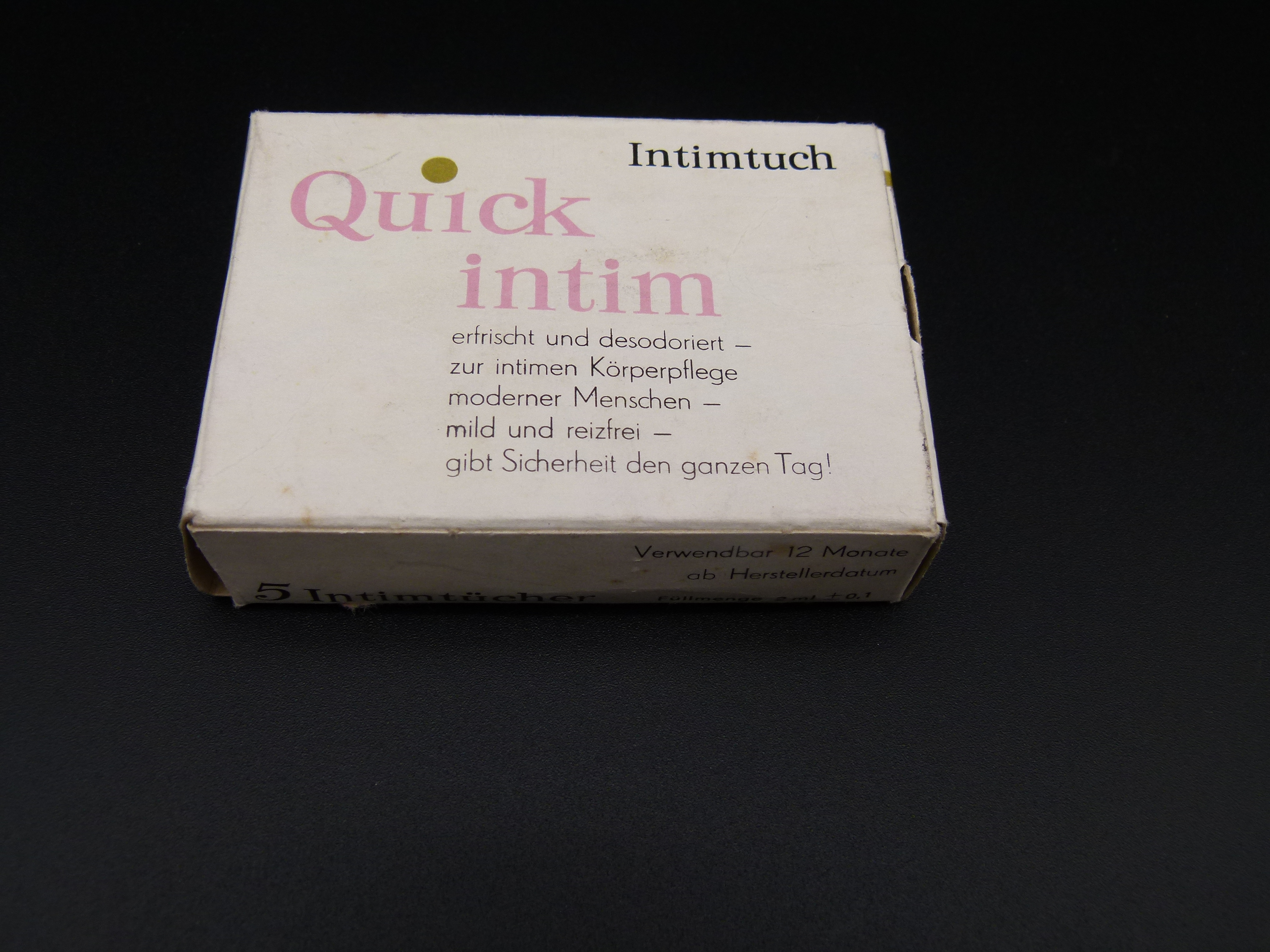 Quick Intim Intimtuecher in OVP DDR Ware
