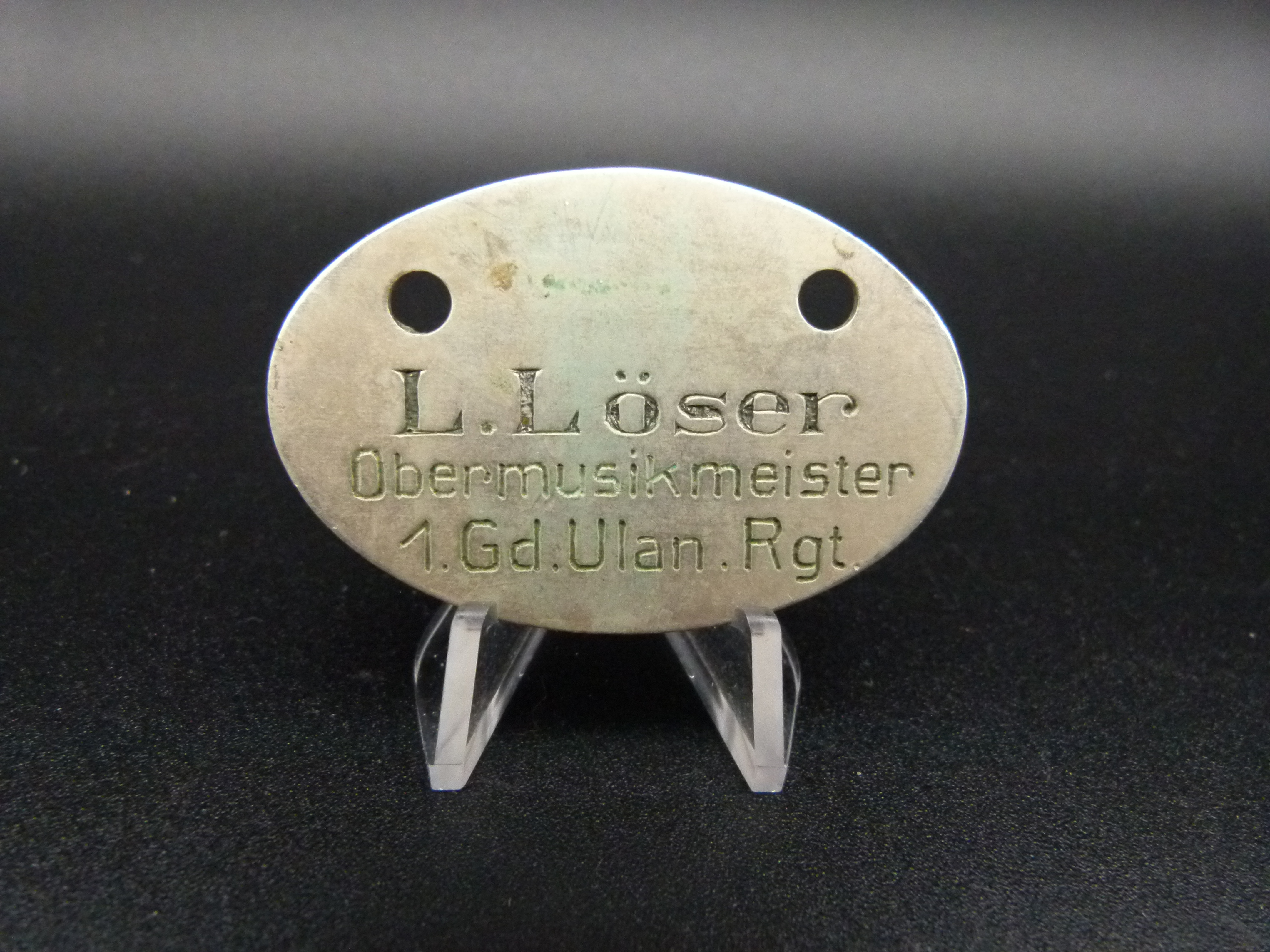 EKM Leopold Loeser Obermusikmeister 1. Gd Ulan Rgt