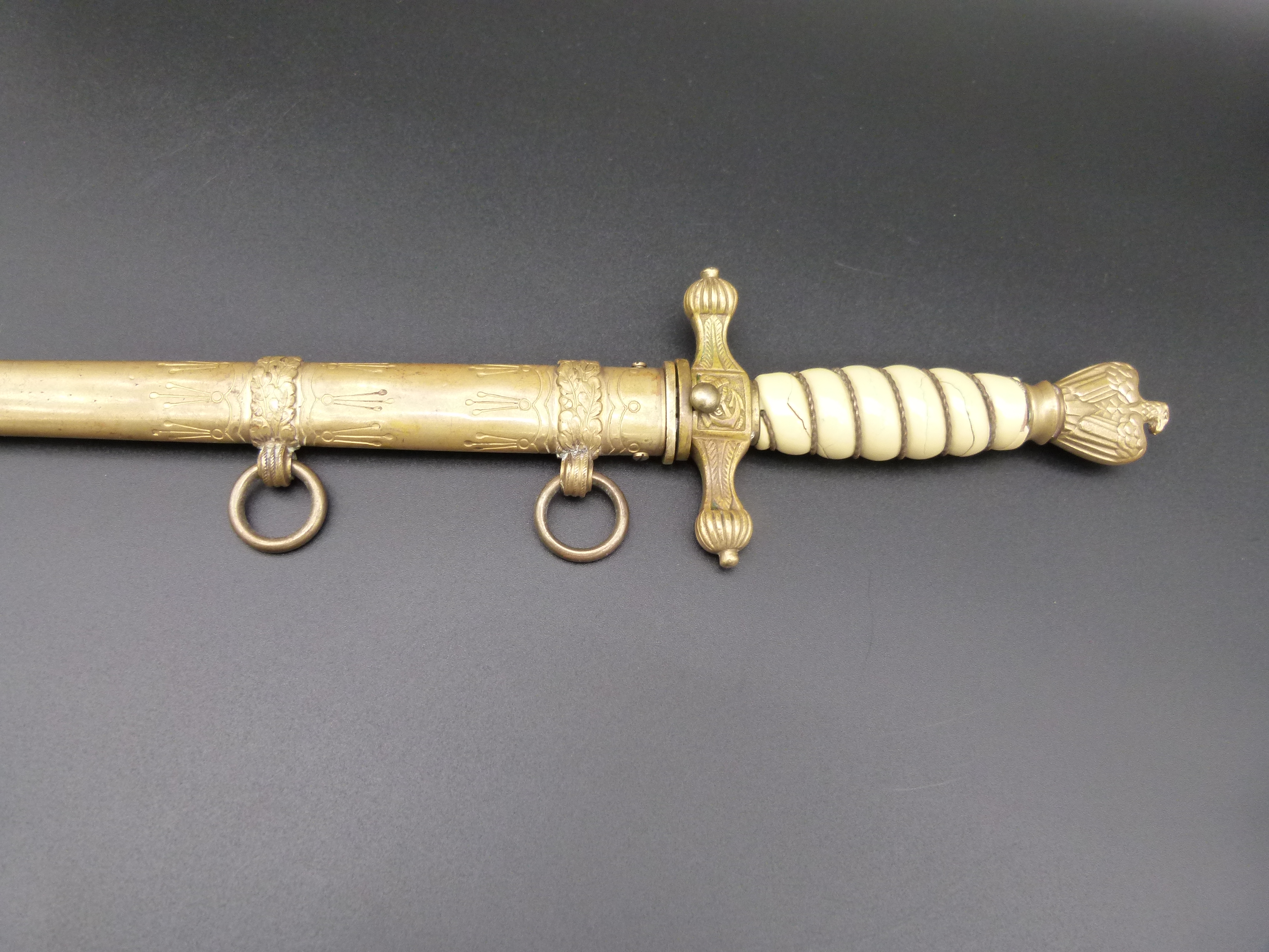 Kriegsmarinedolch WK2 Hersteller Hoeller Solingen