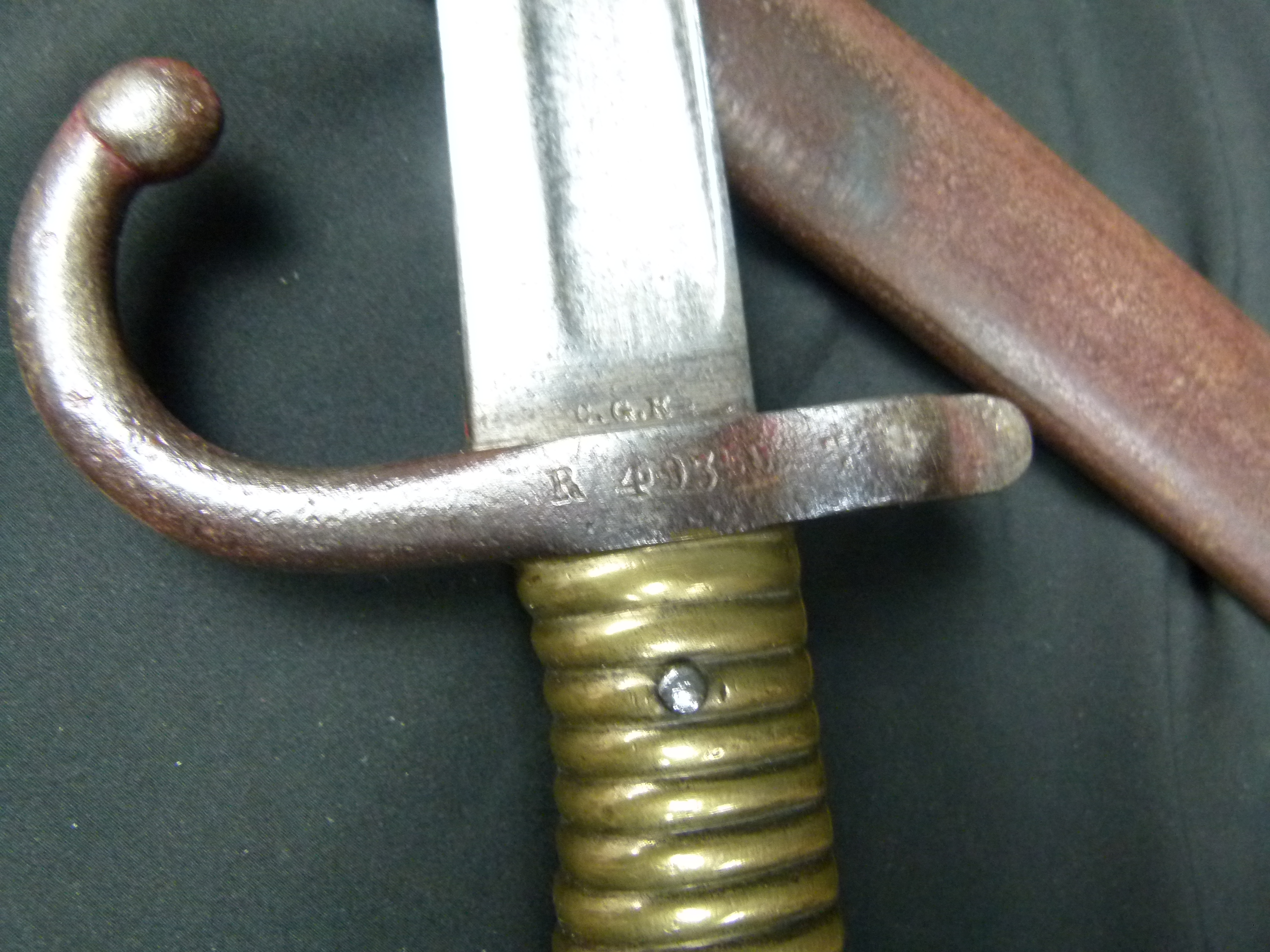 Chassepot Bajonett 1868 Nummerngleich