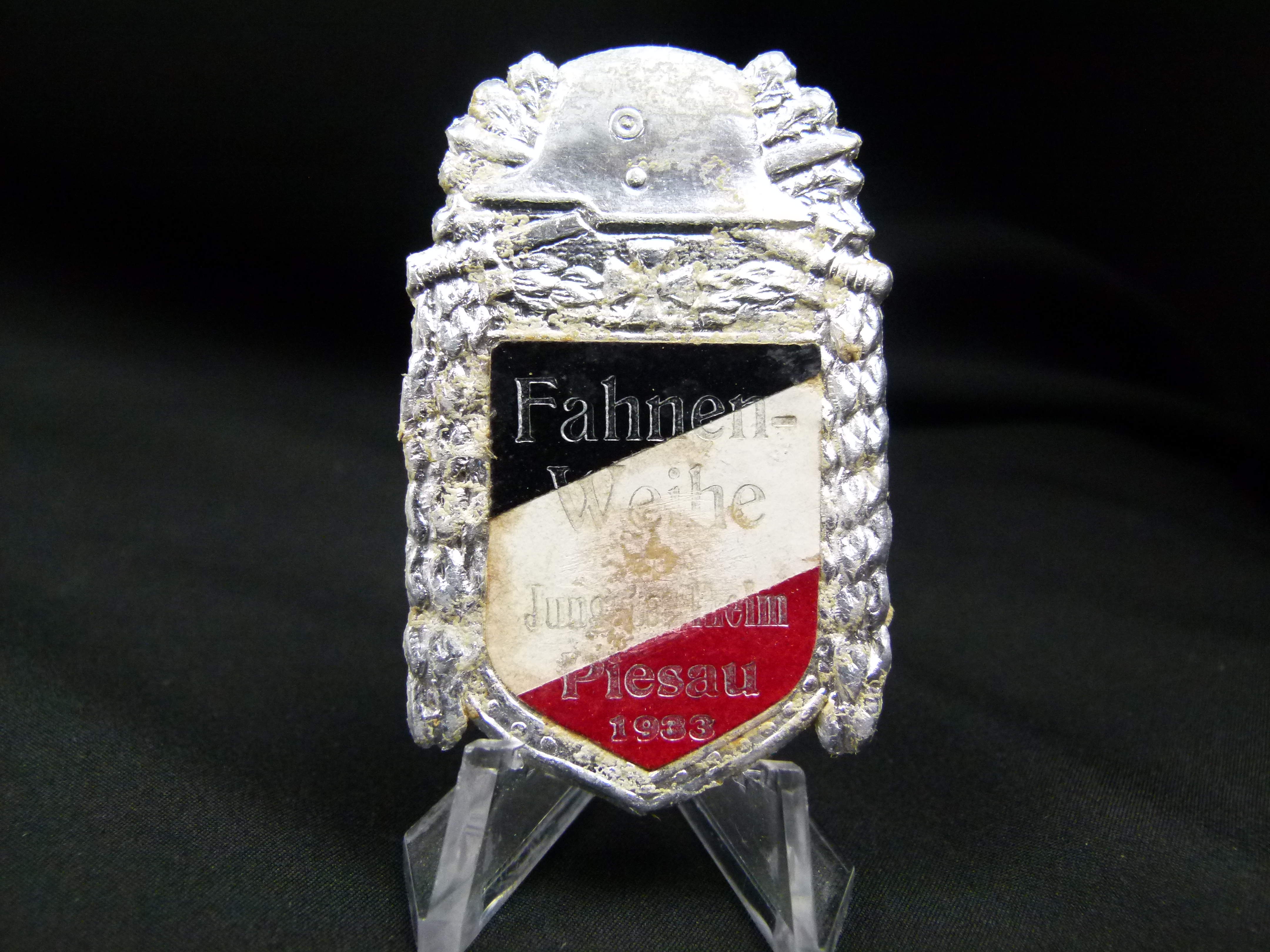 Abzeichen Jungstahlhelm Fahnenweihe Piesau 1935