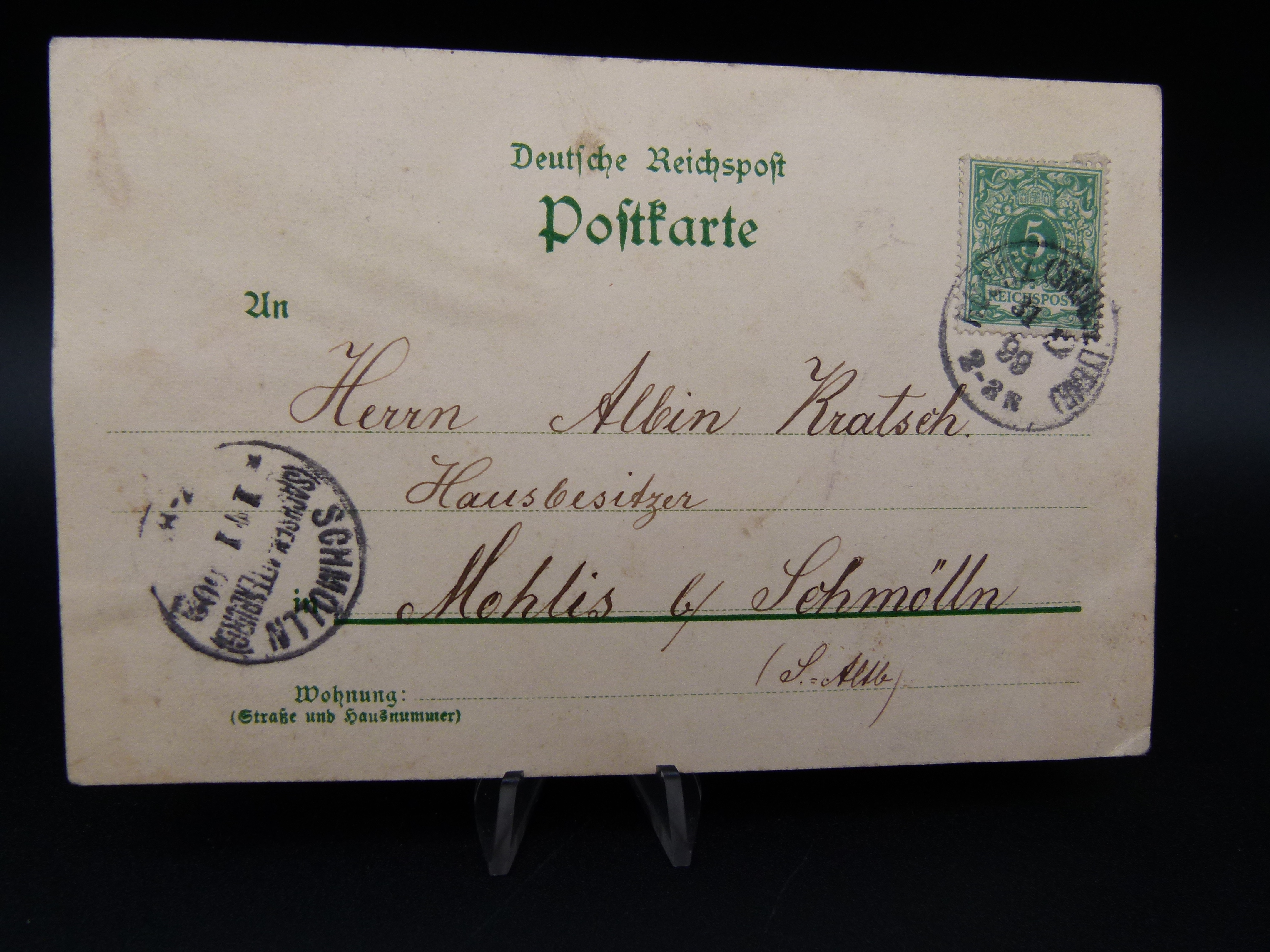 Ansichtskarte Zucker Raffinerie Rositz S.A. selten