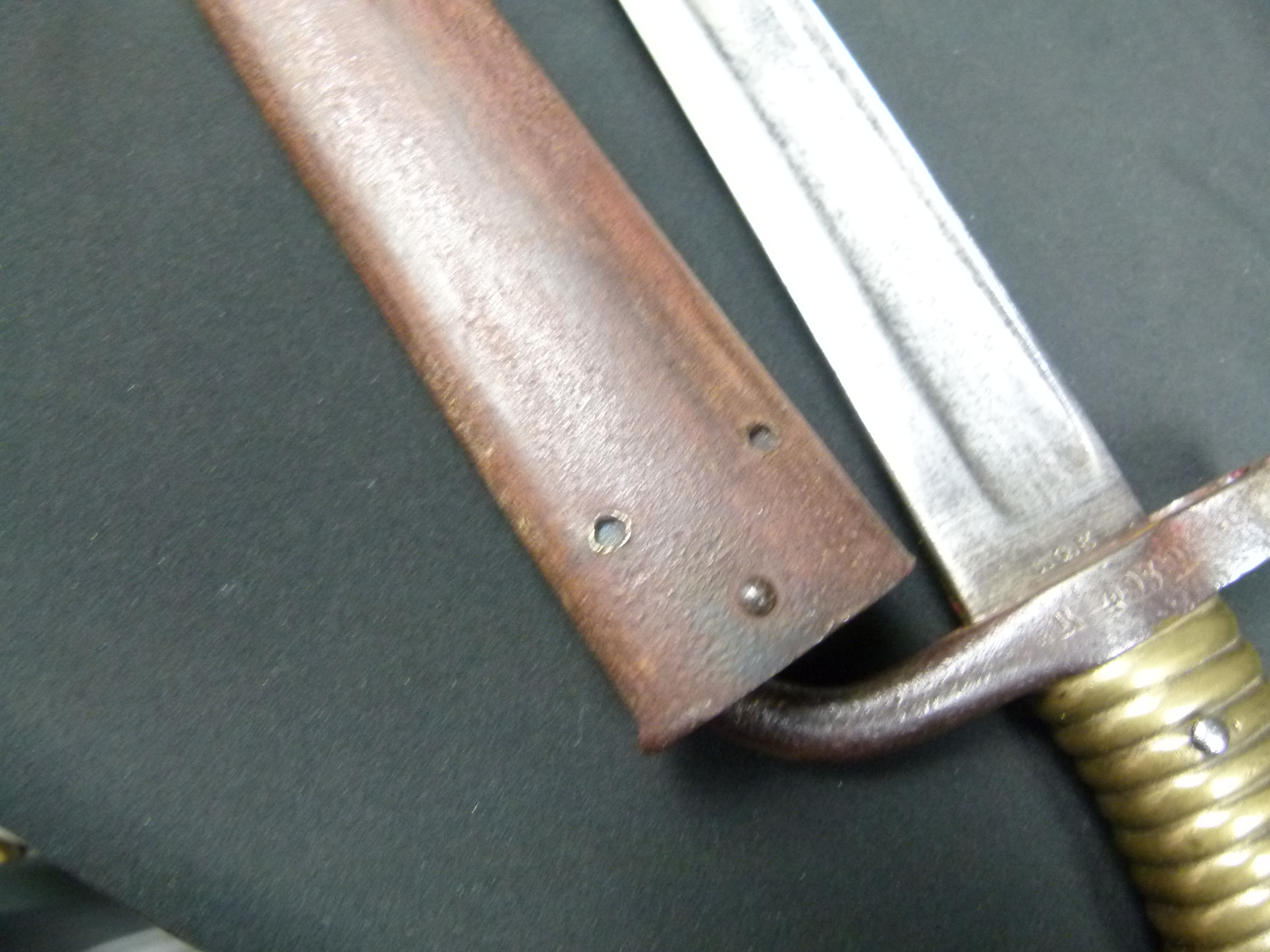 Chassepot Bajonett 1868 Nummerngleich