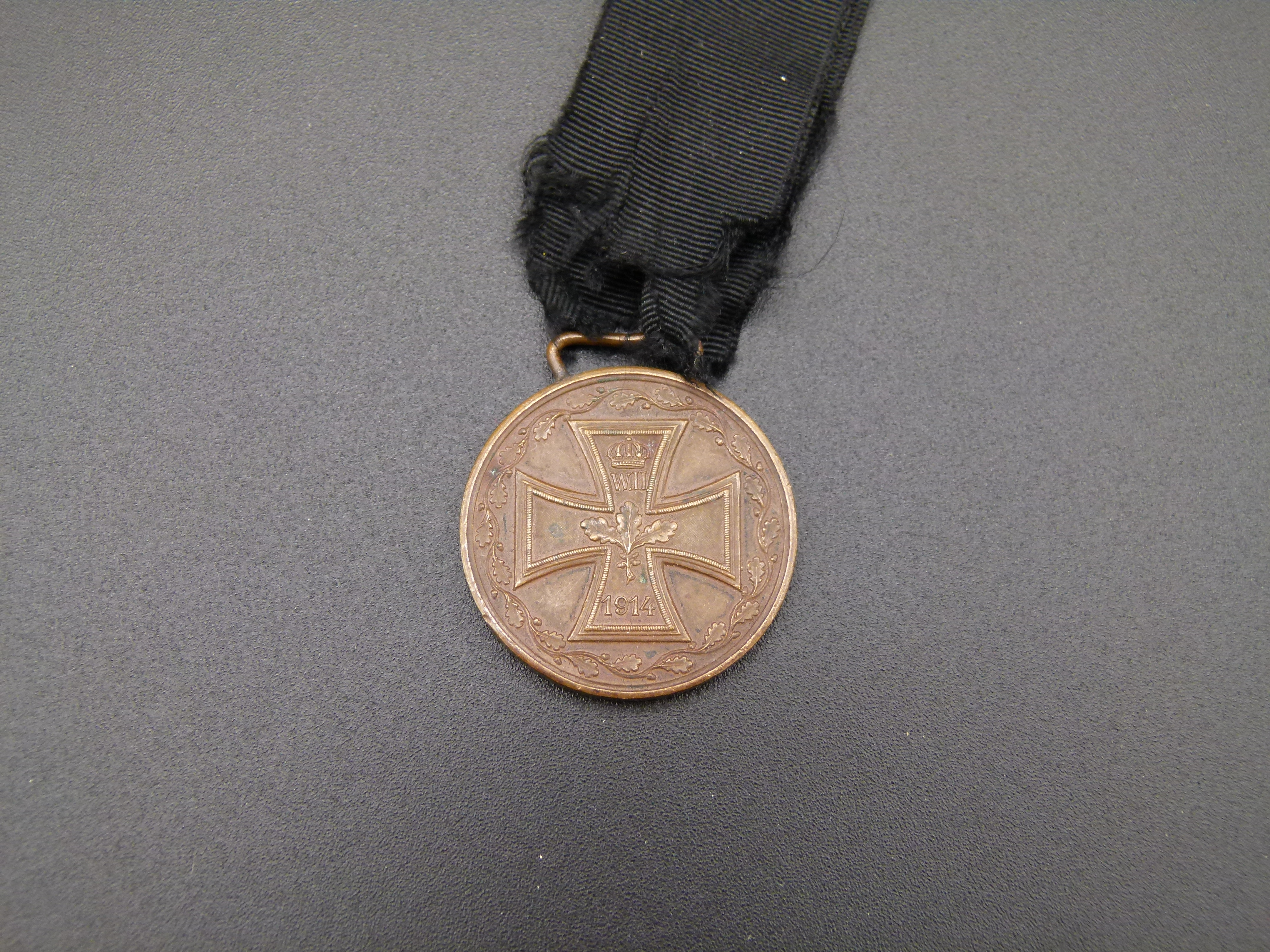 Medaille Kaiser Wilhelm Bierzipfel Auflage emailliert 