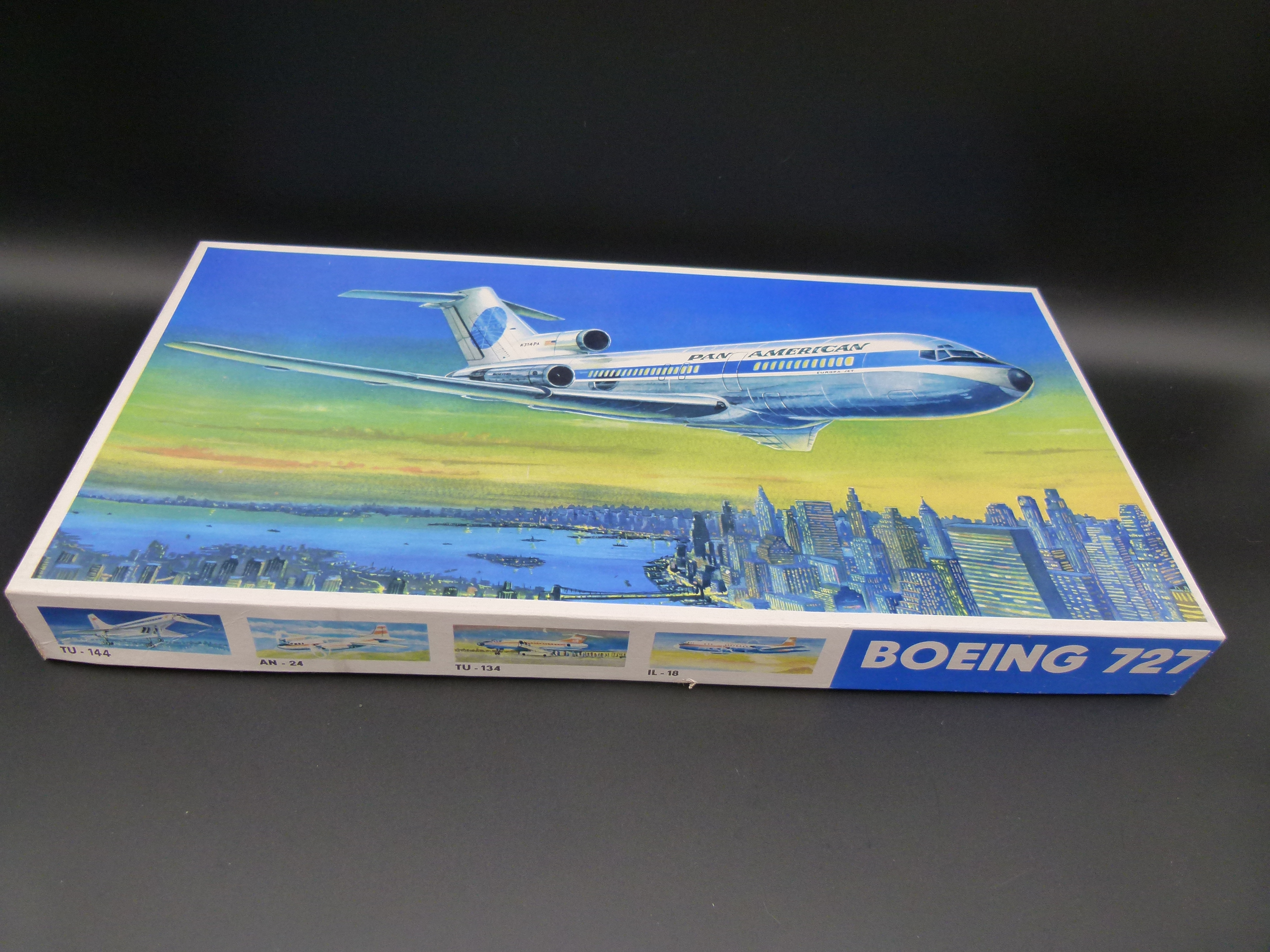 Modellbausatz Pan American Boeing 727 in OVP