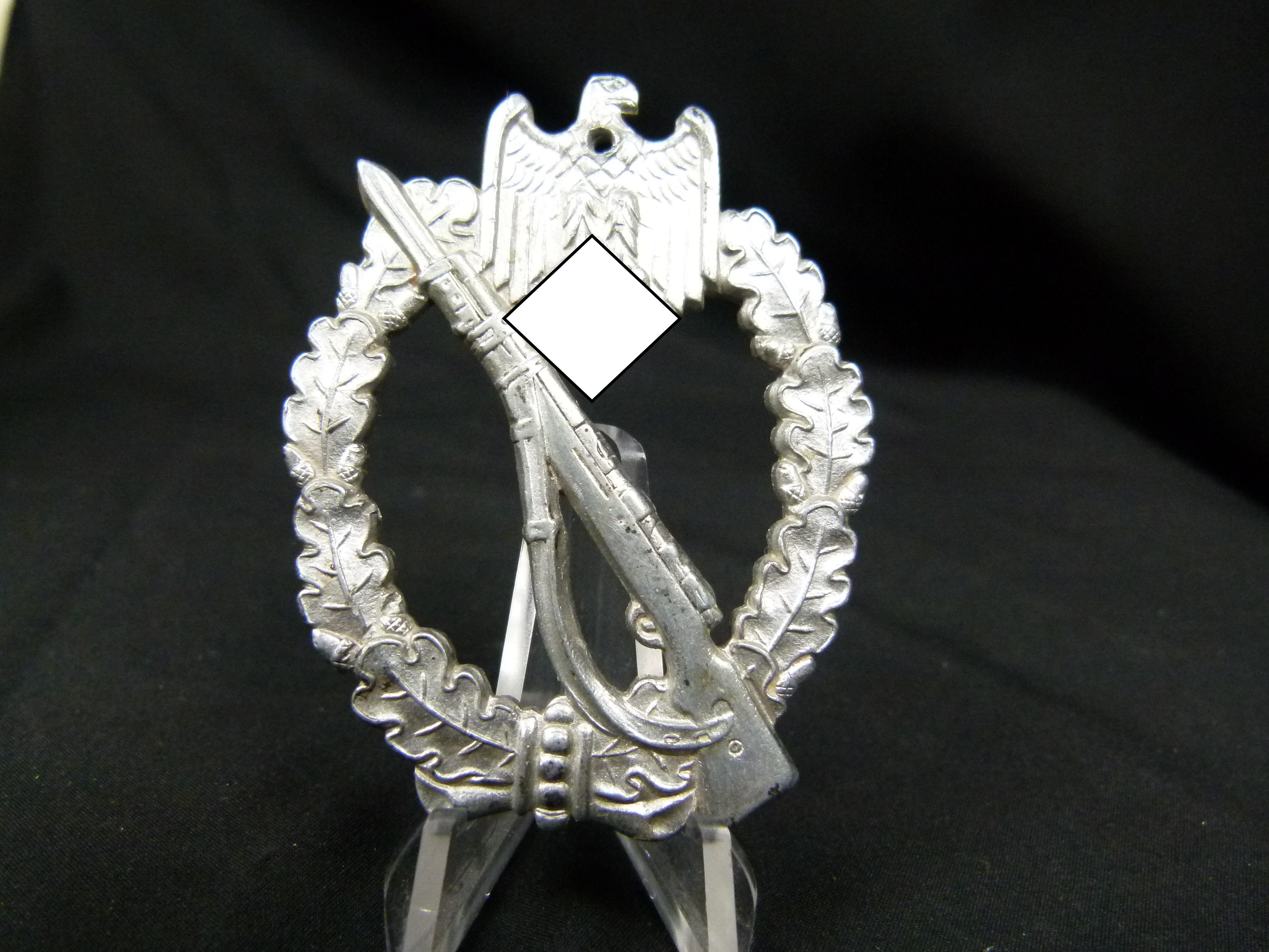 Infanteriesturmabzeichen silber Frontkaempferstueck