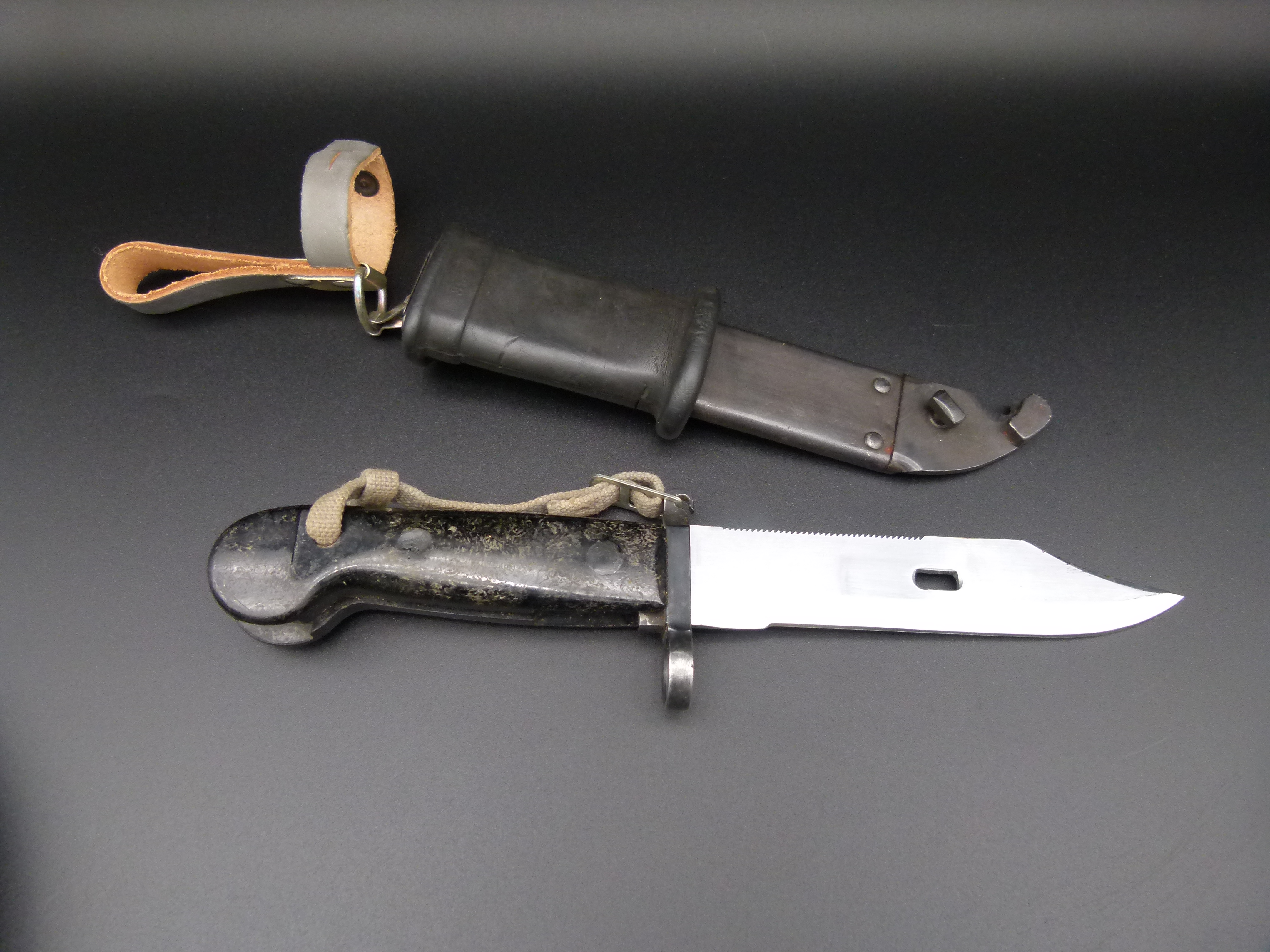 AK47 Bajonett NVA getragen aus Nachlass