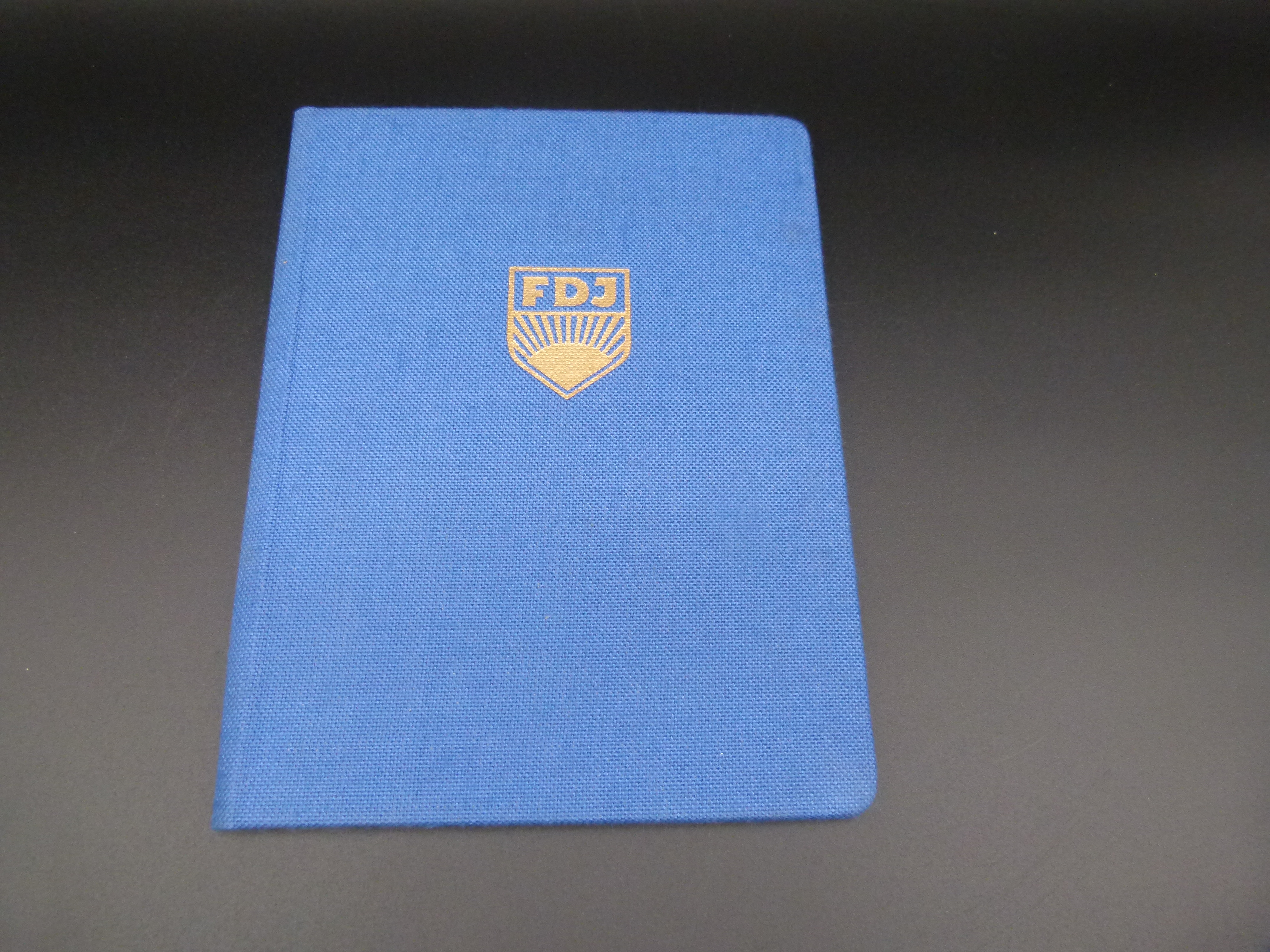 FDJ Mappe SDAG Wismut Ronneburg Festival Gera