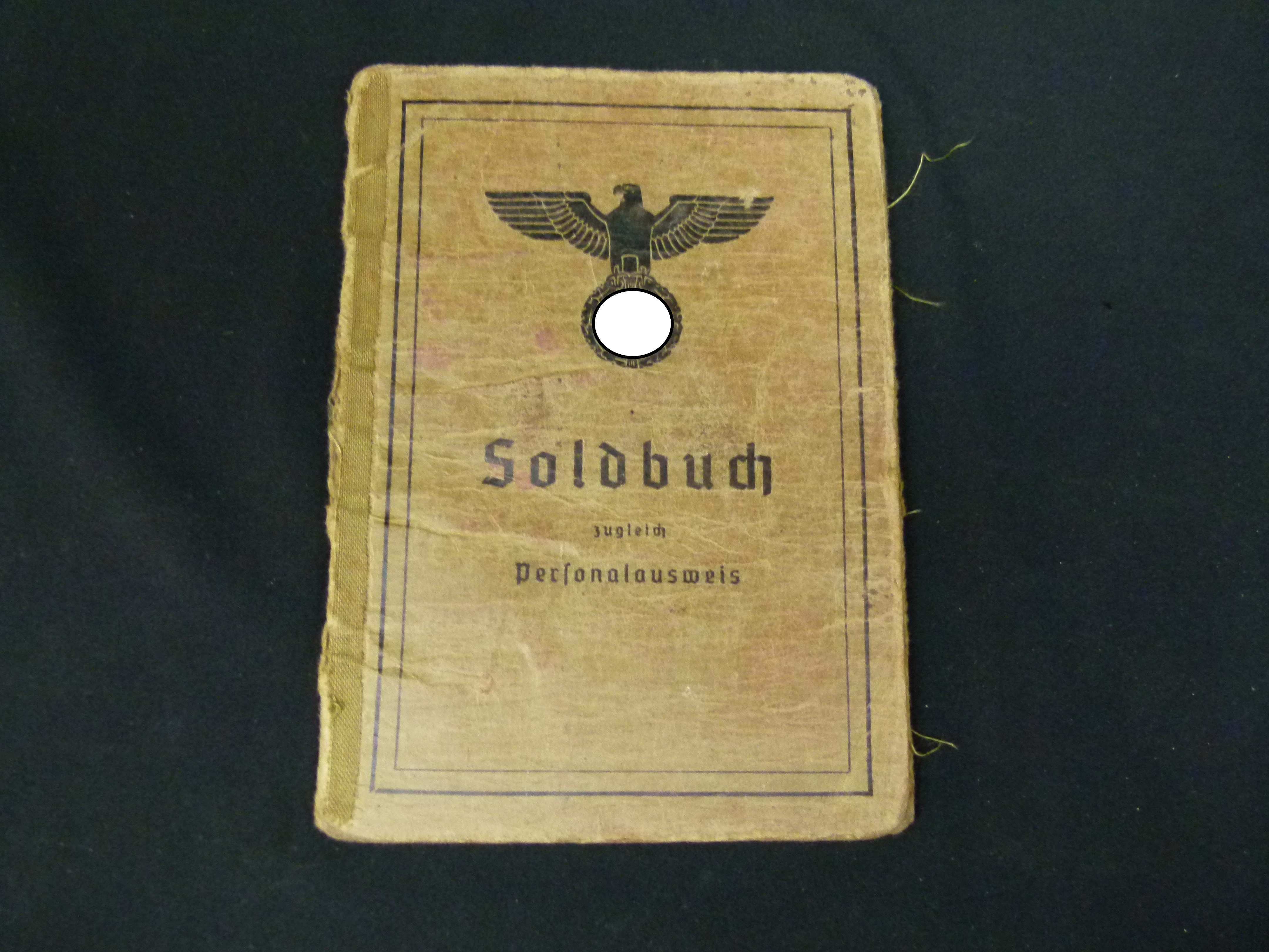 Soldbuch Panzer Aufklaerungs Abtlg. 190 Afrika