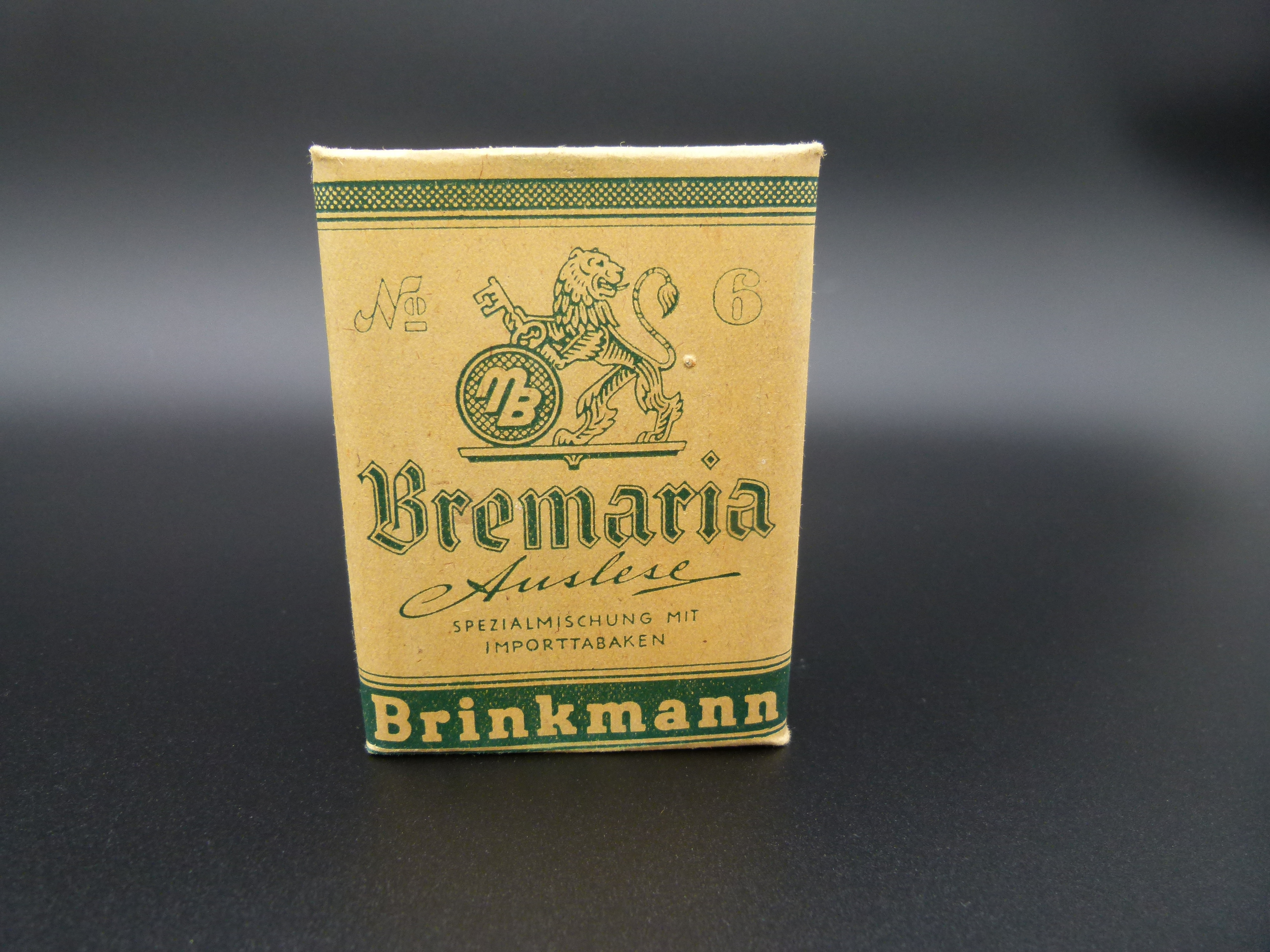 Bremaria Wehrmachts Tabak ungeoeffnet Brinkmann 
