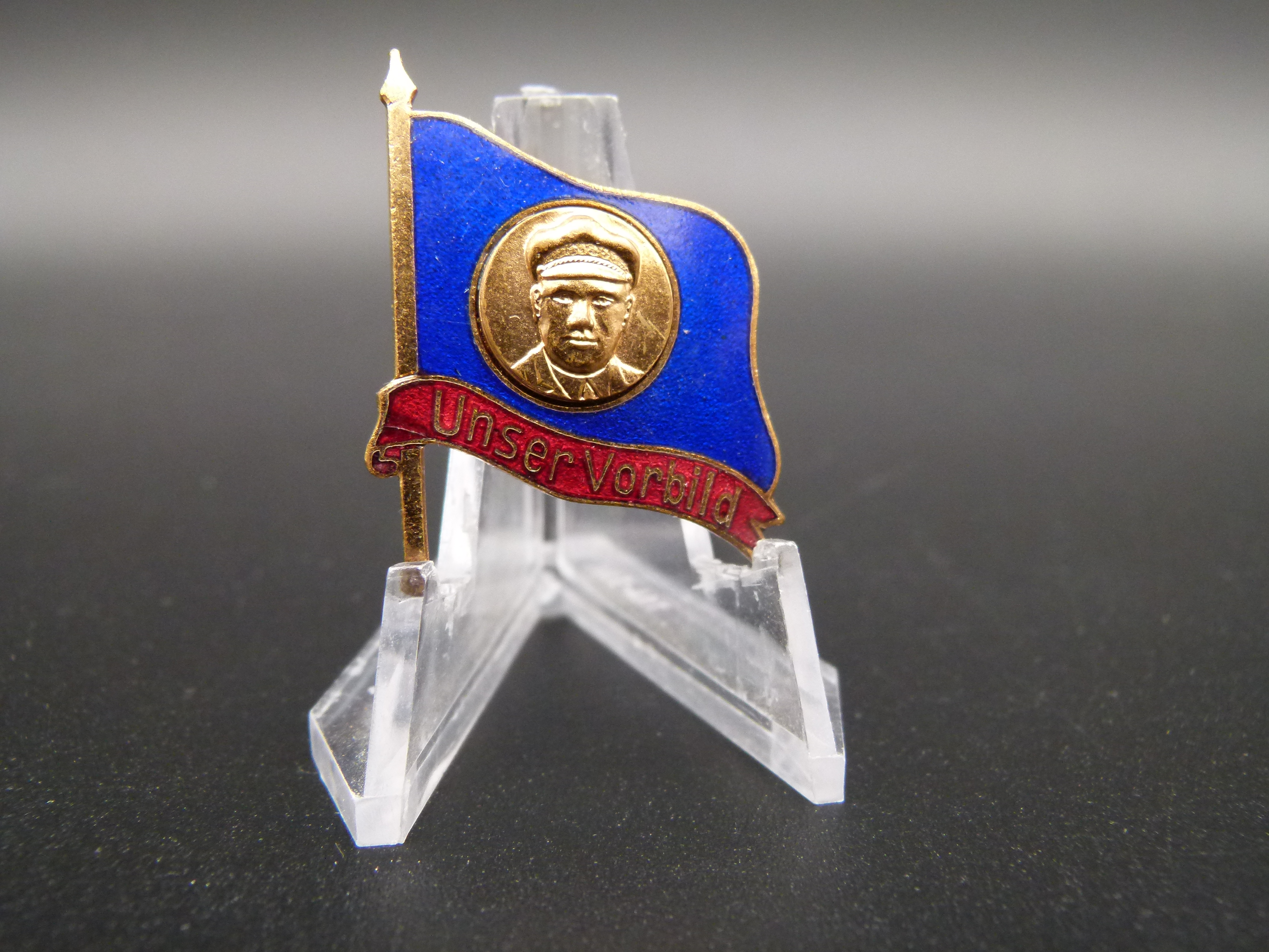 Wismut Ernst Thaelmann Unser Vorbild Abzeichen 