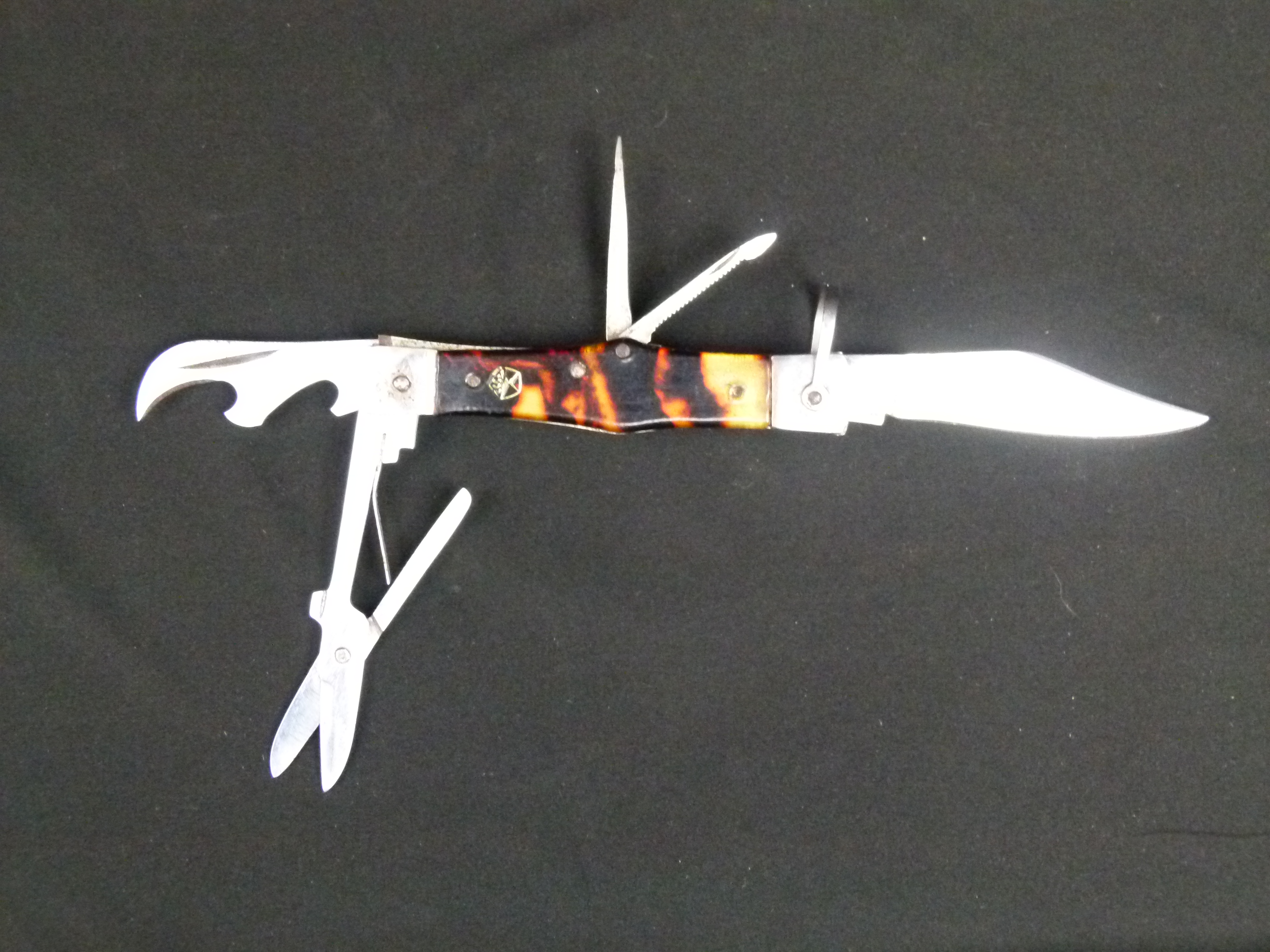 Russisches Taschenmesser Militaer mit Bakelitgriff