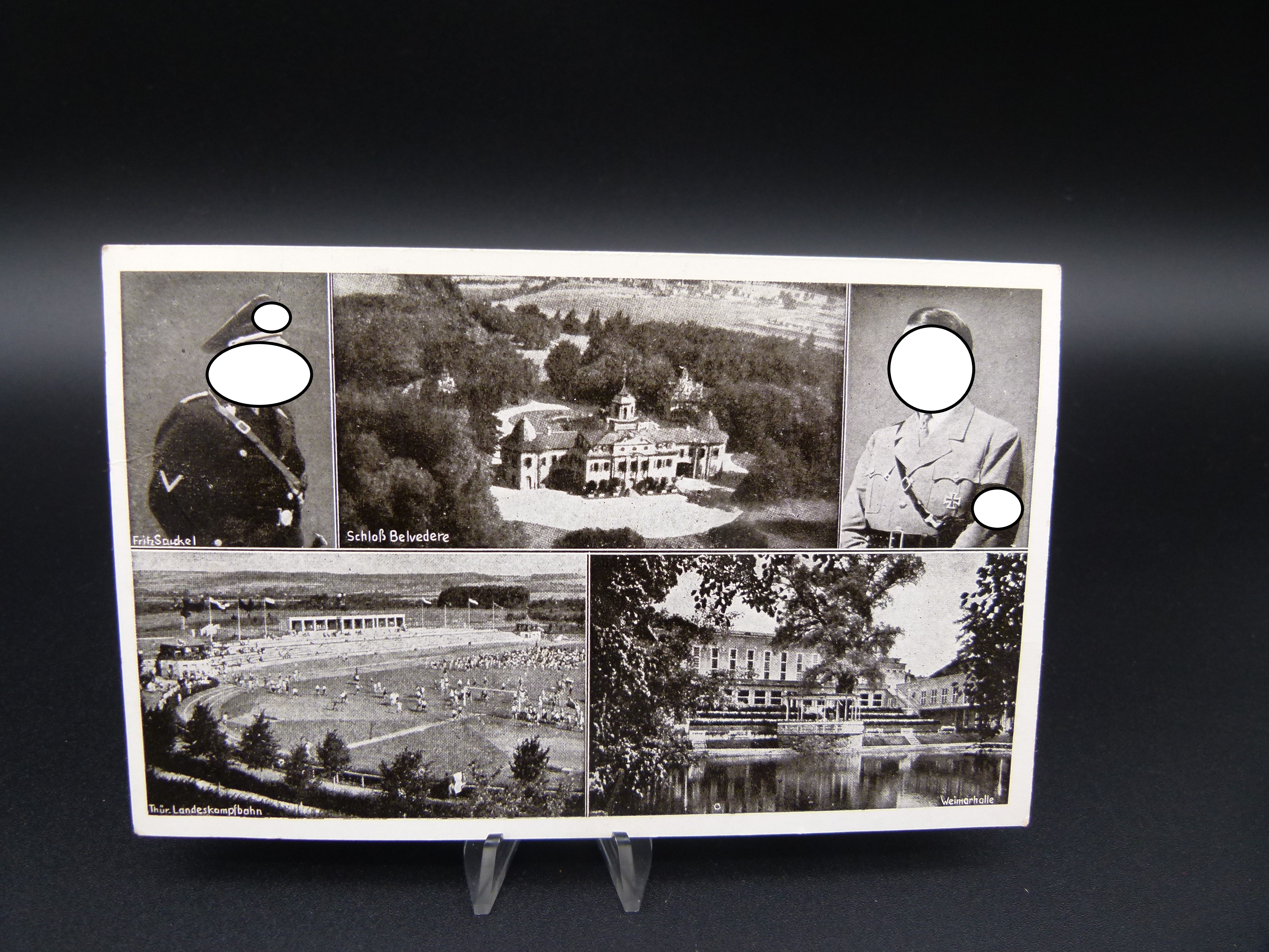 AK Gautag Weimar Sauckel Hitler Kampfbahn Raritaet