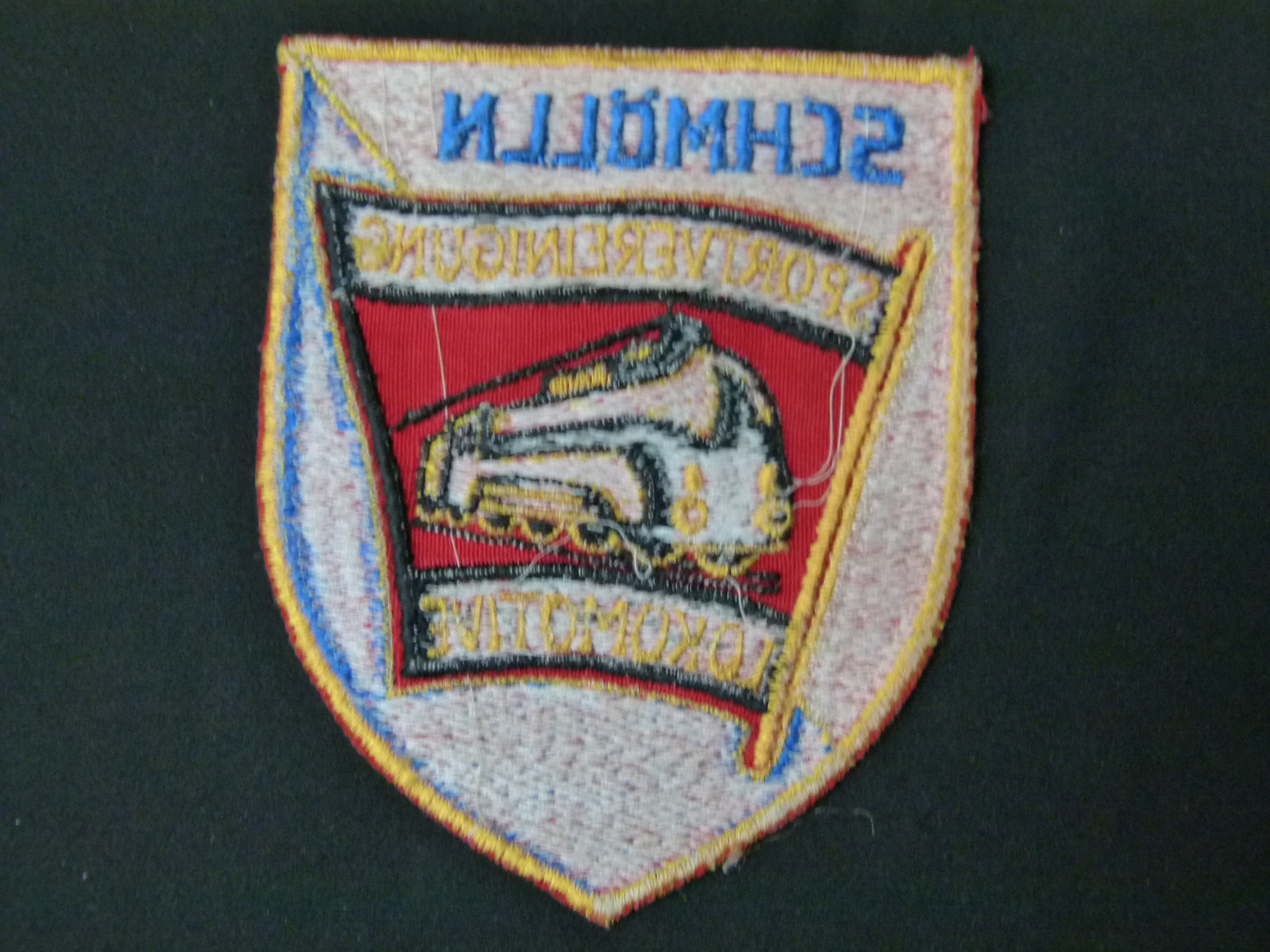DDR Trikot Aufnäher SV Lokomotive Schmölln