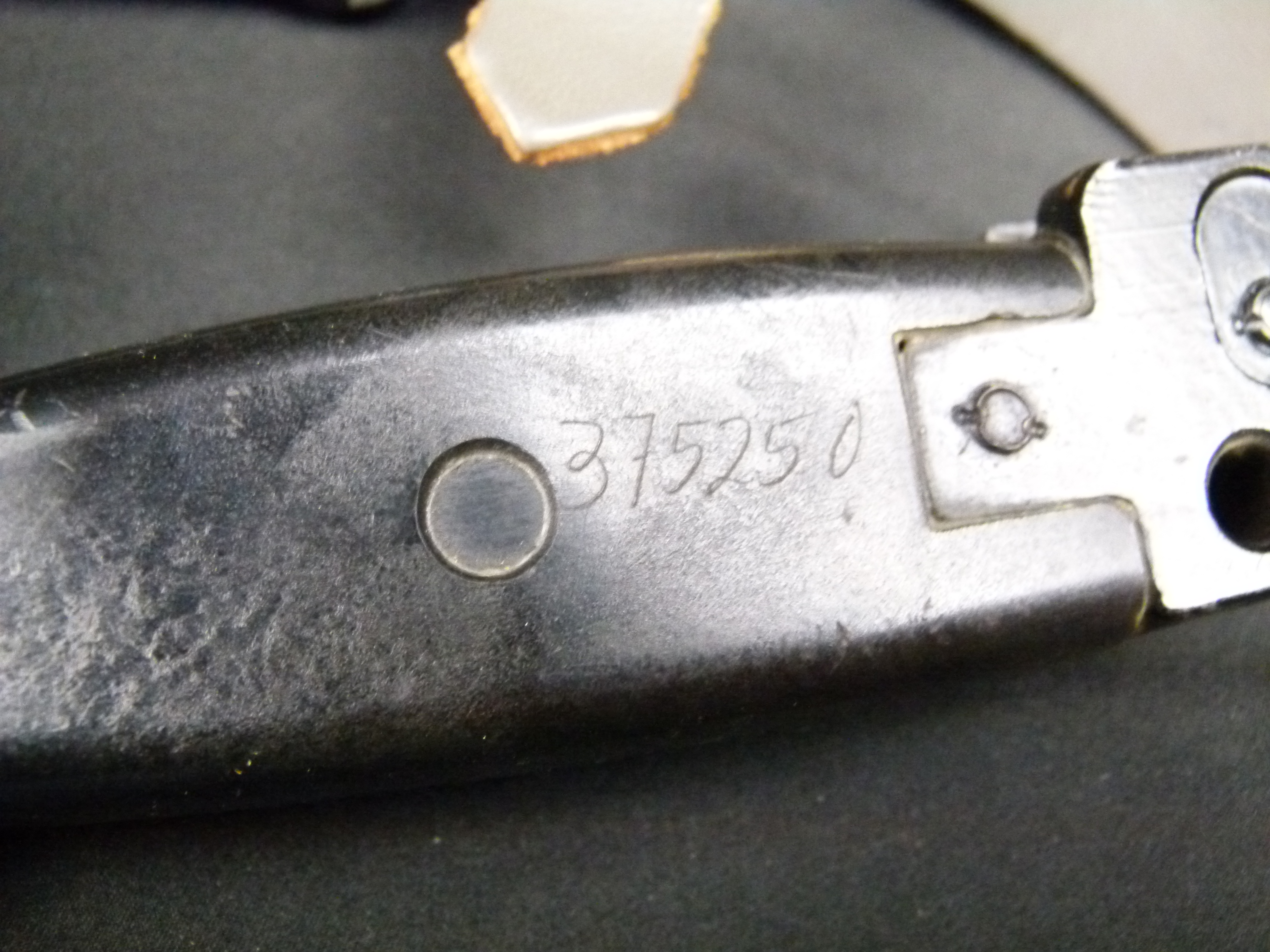 AK47 Bajonett NVA mit Ritznummer Nummerngleich 