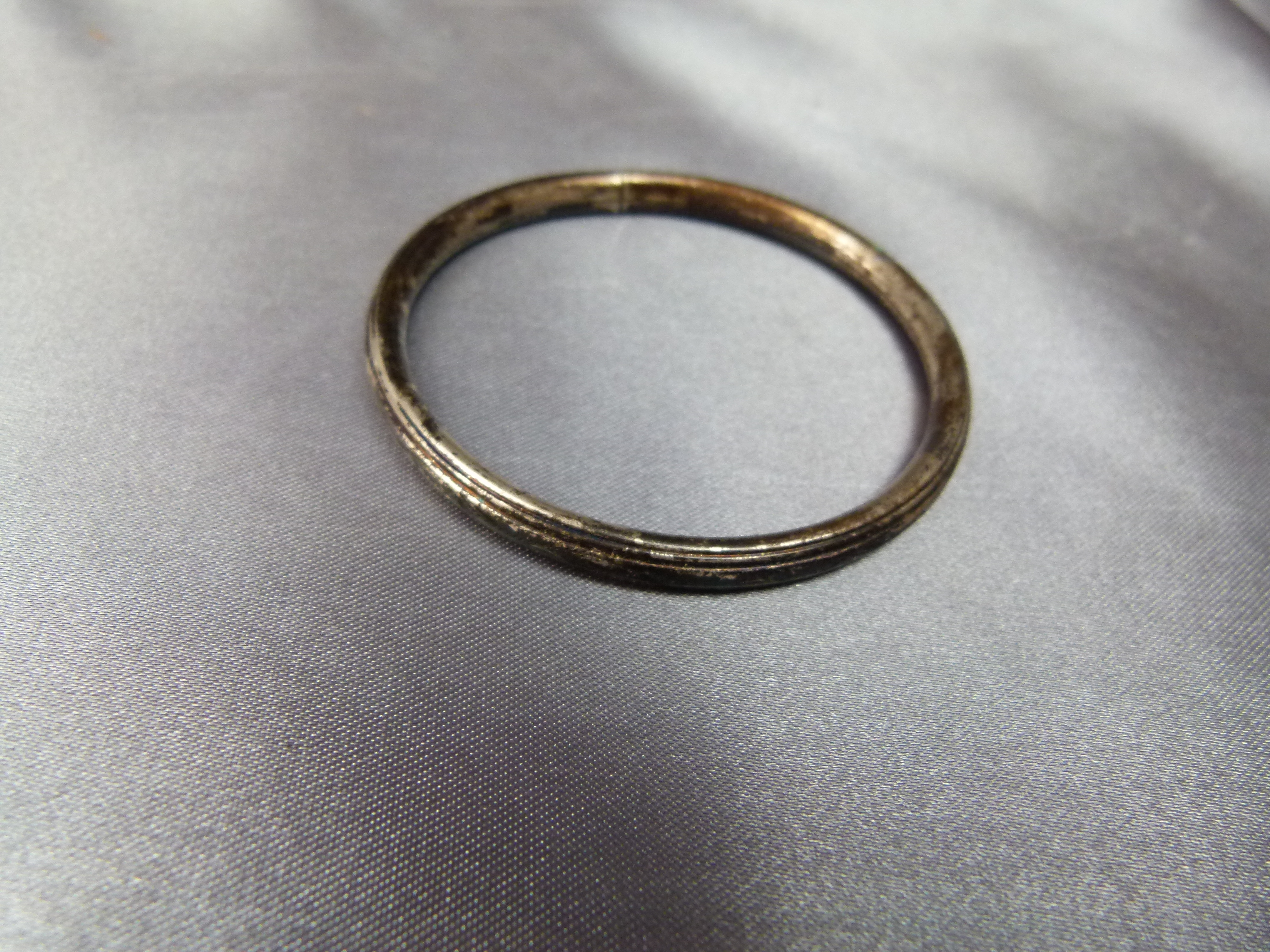 Antiker 835 Silber Armreif 835 KH markiert 