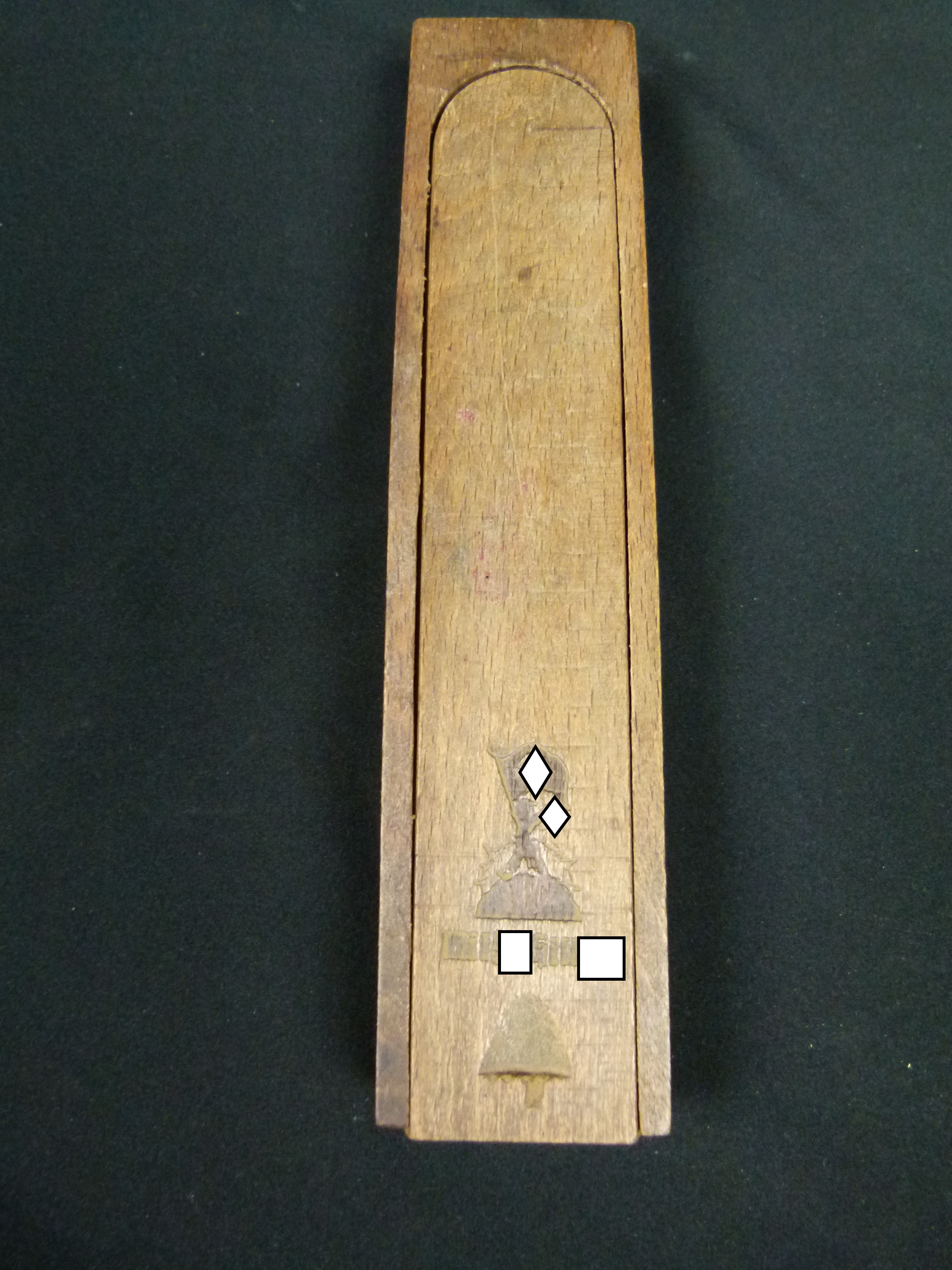 Federkaestchen HJ mit Fahne und Spruch Mit Hitler