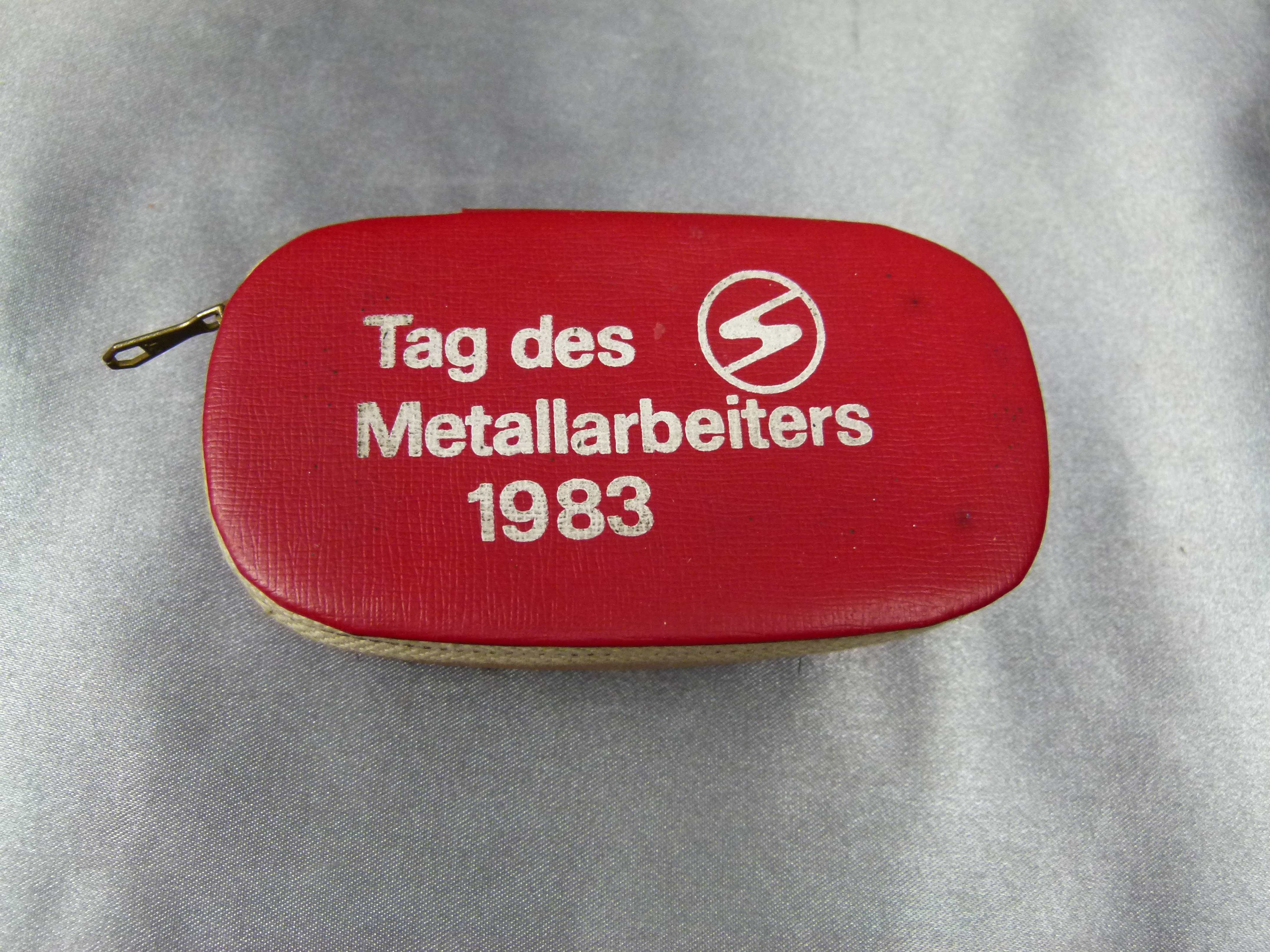 Tag des Metallarbeiters 1983 Sachsenring Werbegeschenk