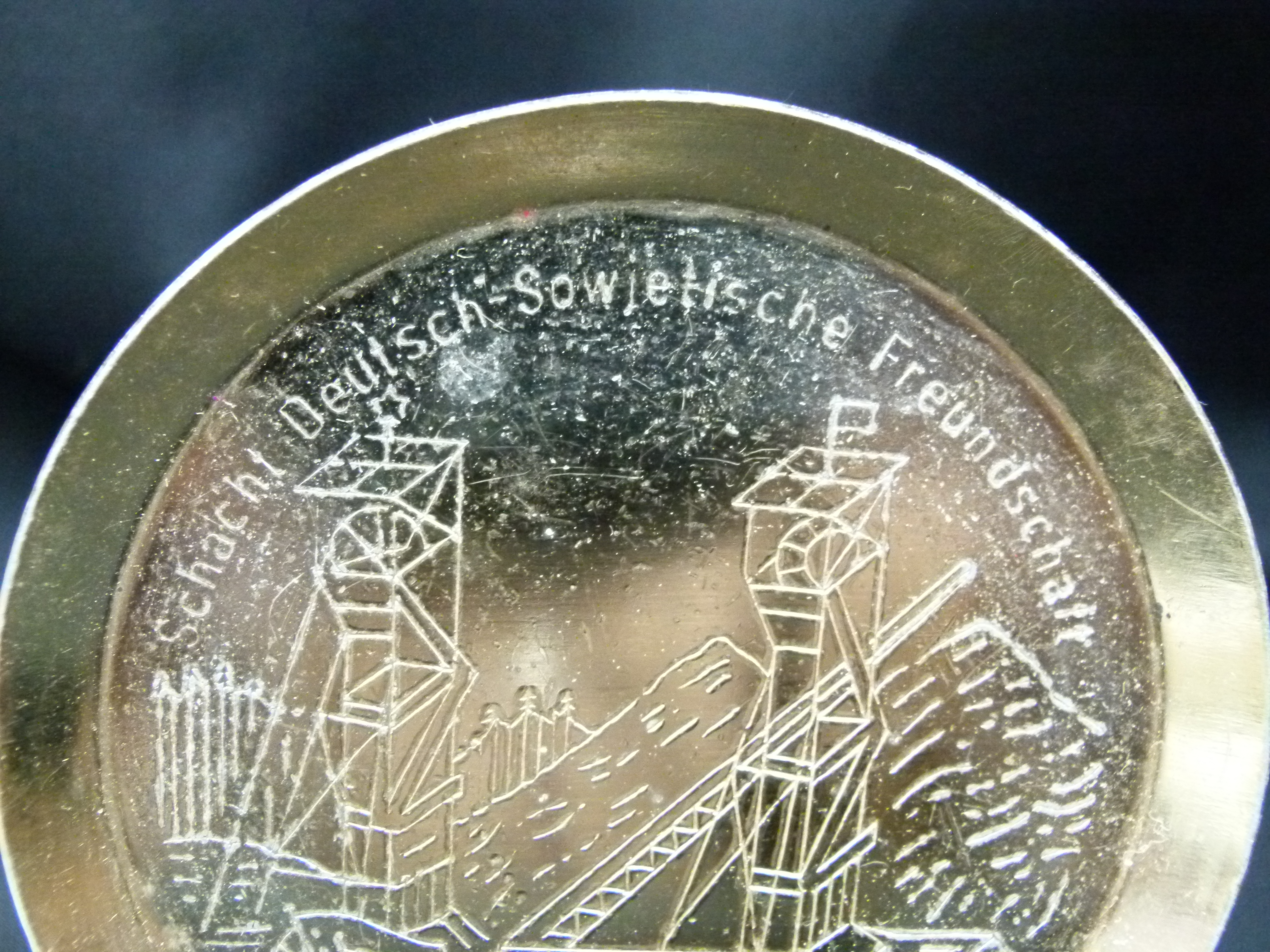 SDAG Wismut Bergbaubetrieb Reust Untersetzer 