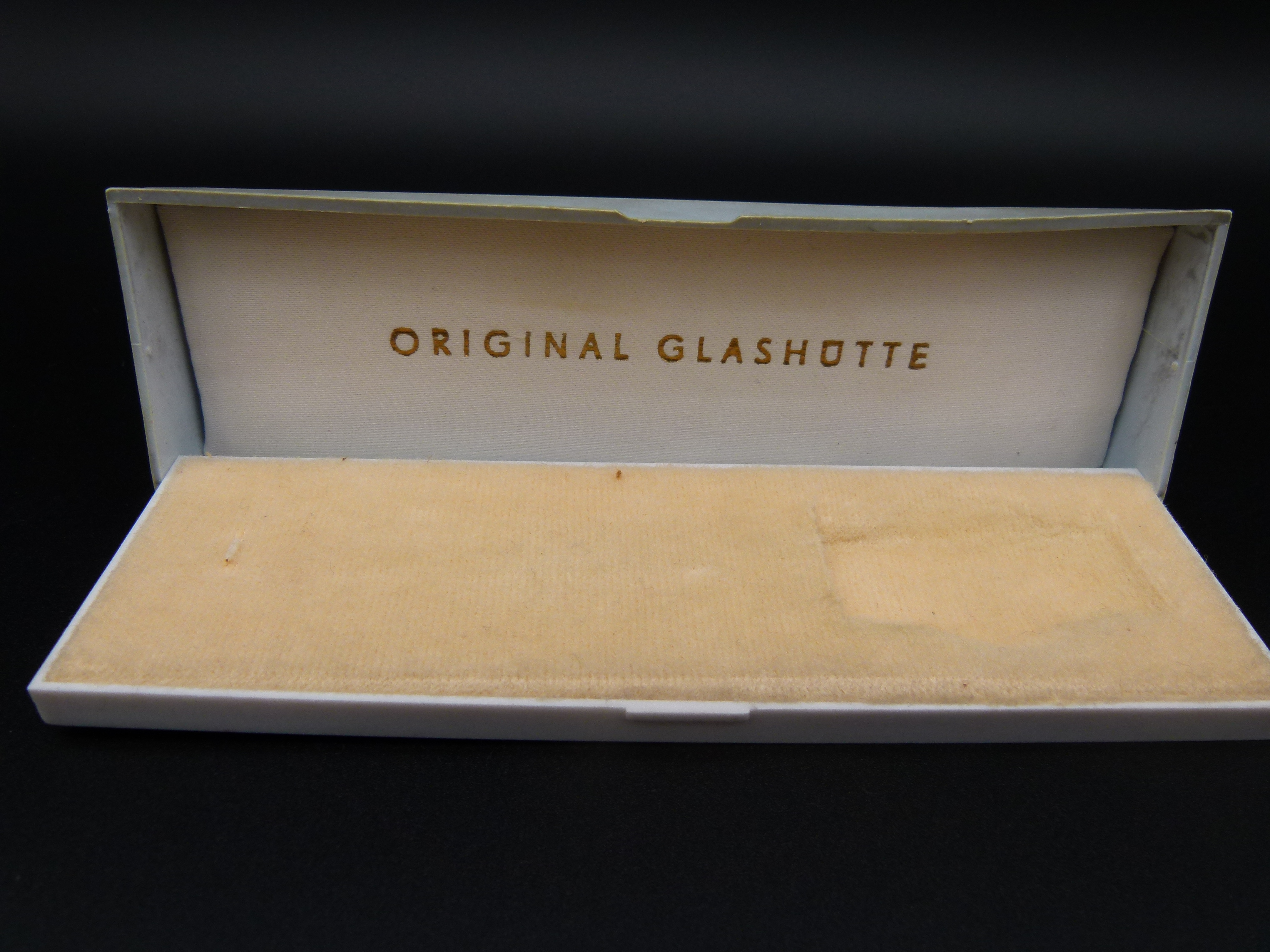 Original Glashuette Uhren Etui Kaliber 69.1 