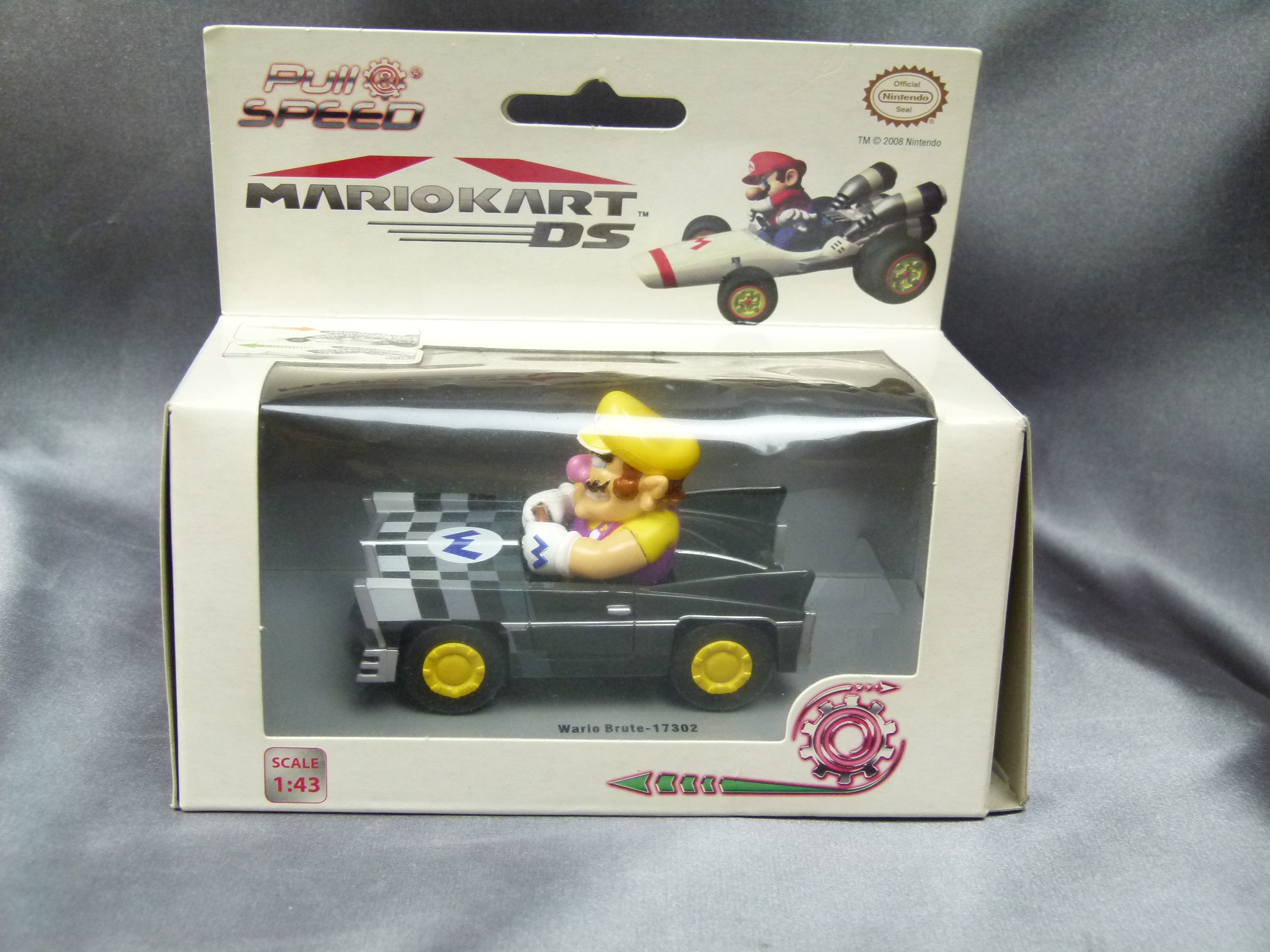 17302 Pull and Speed Mario Kart DS Wario Brute