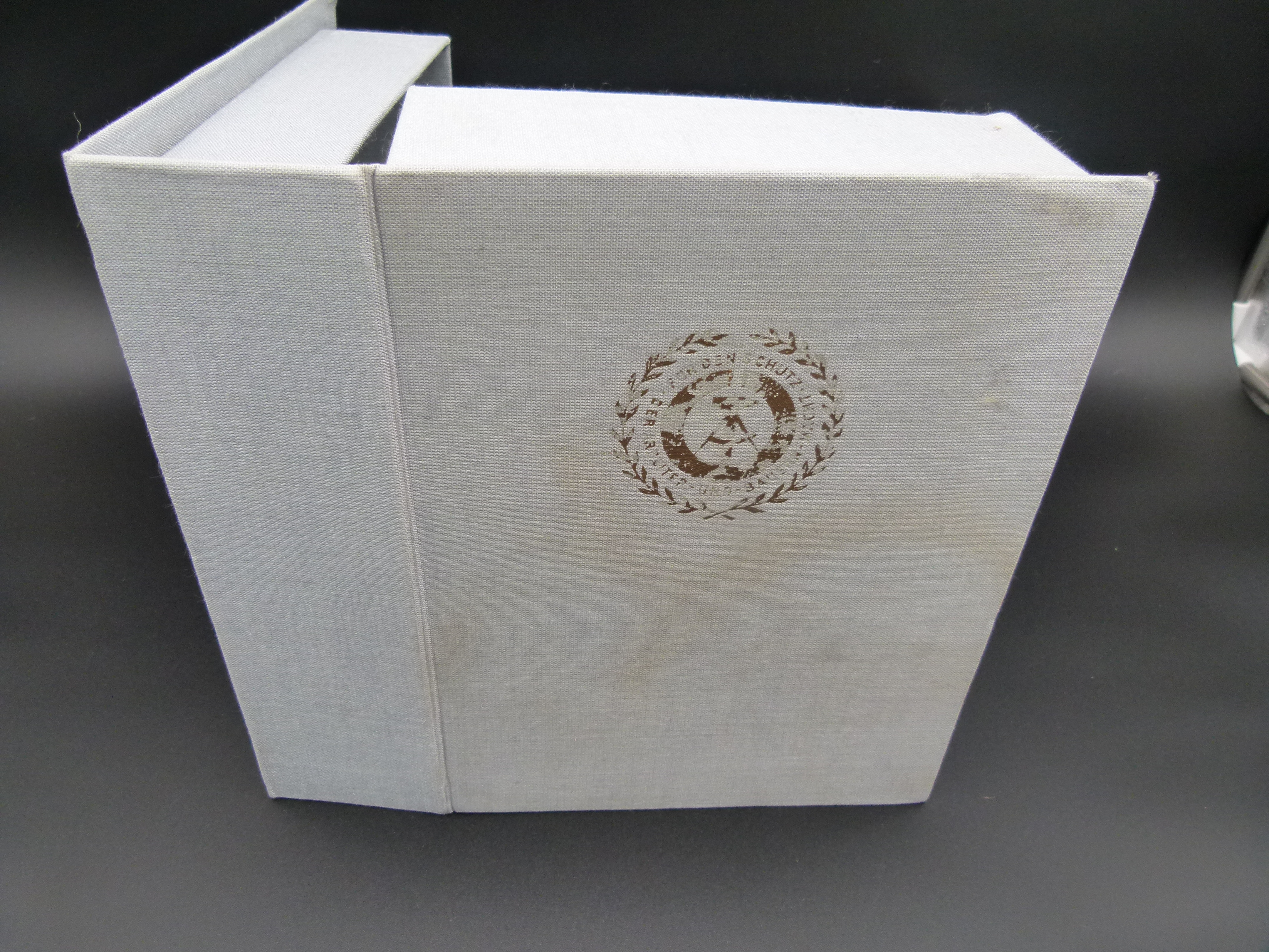 Verleihungskiste 25 Jahre NVA Urkunde Schreiben  