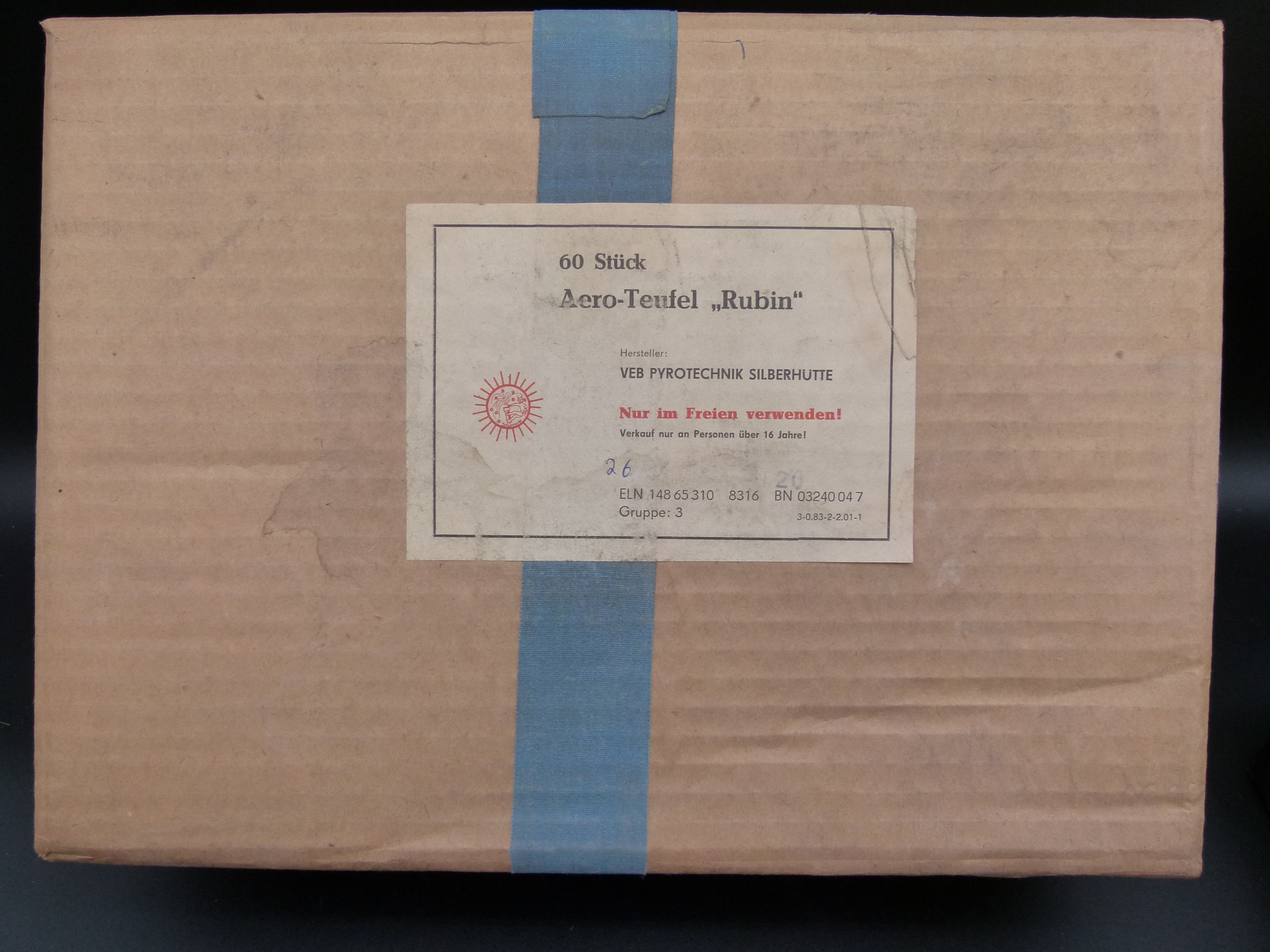OVP Aero Teufel Rubin fuer 60 Stueck Silberhuette