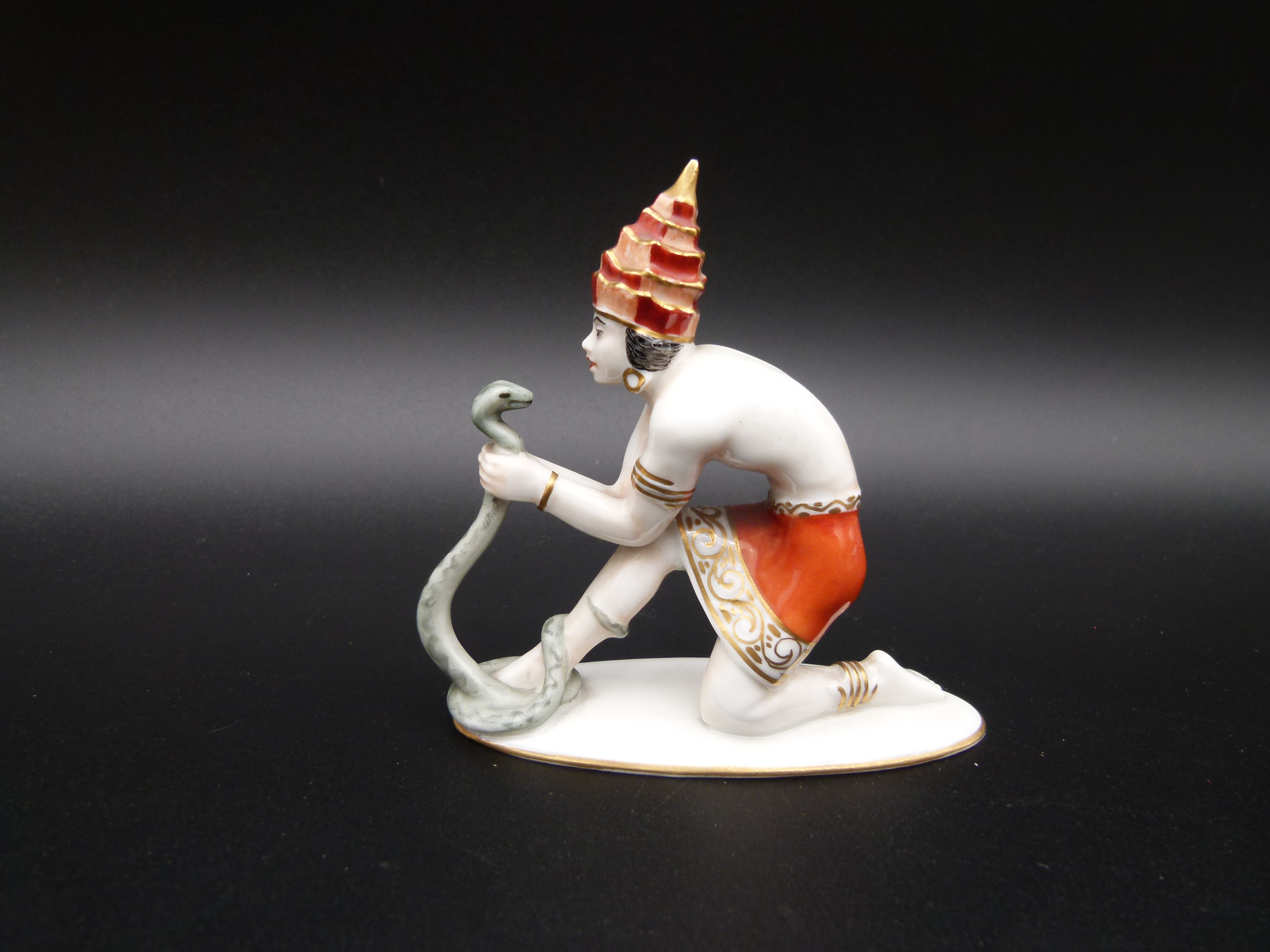 Rosenthal Figur Miniatur Indischer Gaukler Otto Koch