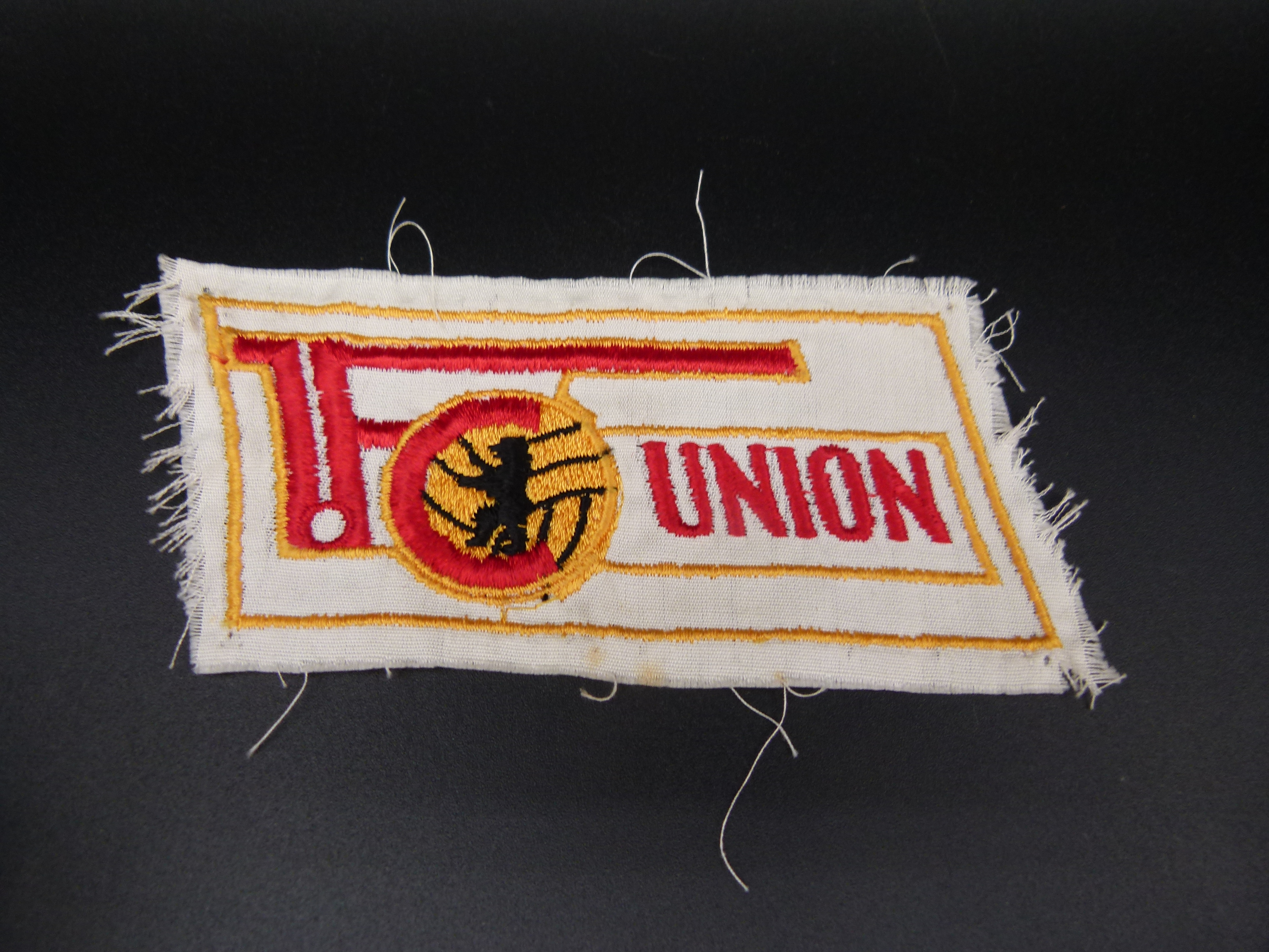 Trikot Aufnaeher DDR Oberliga 1.FC Union Berlin