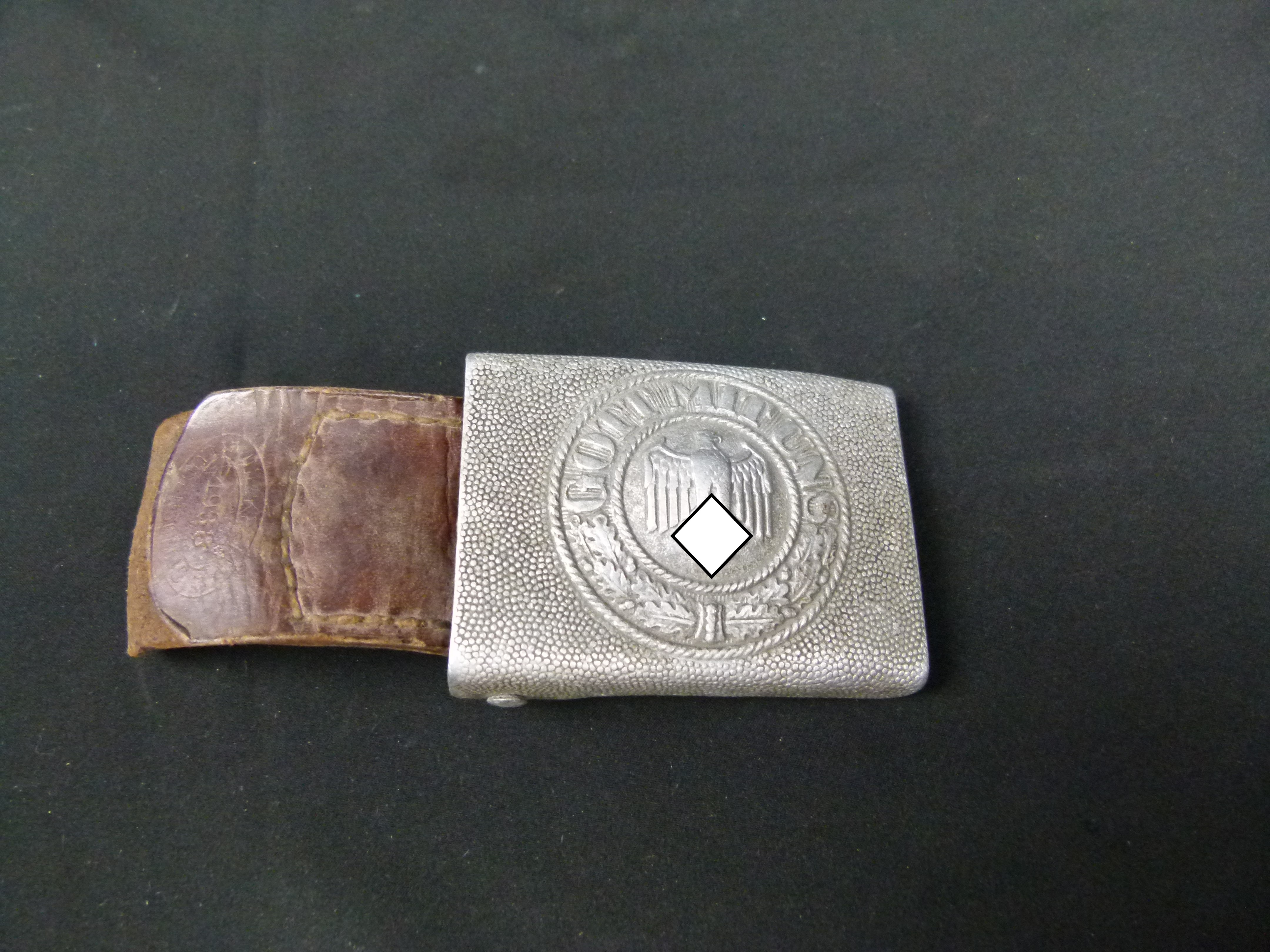  Koppelschloss Heer mit Lederwiderhalt Kremp 1938