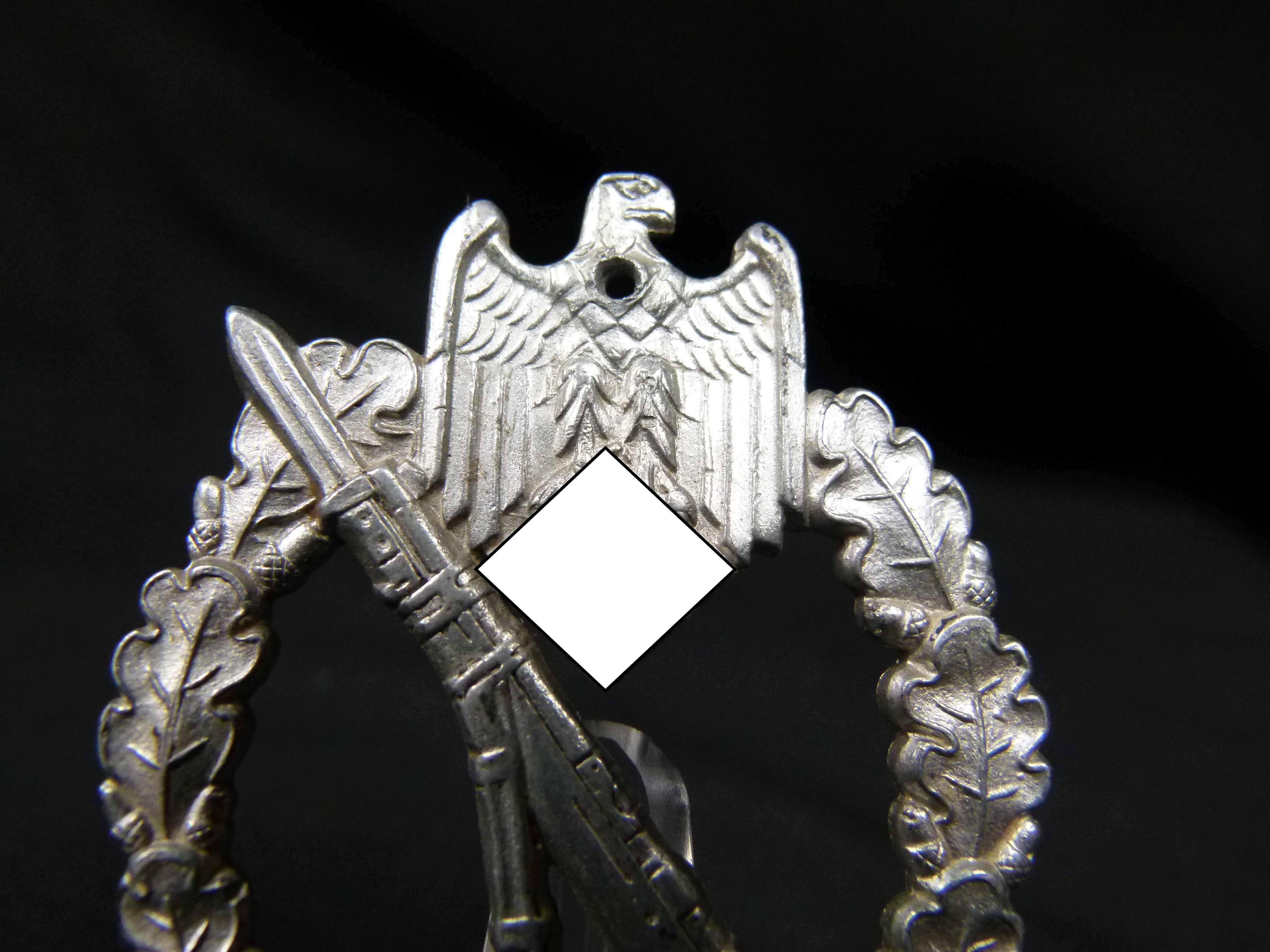 Infanteriesturmabzeichen silber Frontkaempferstueck