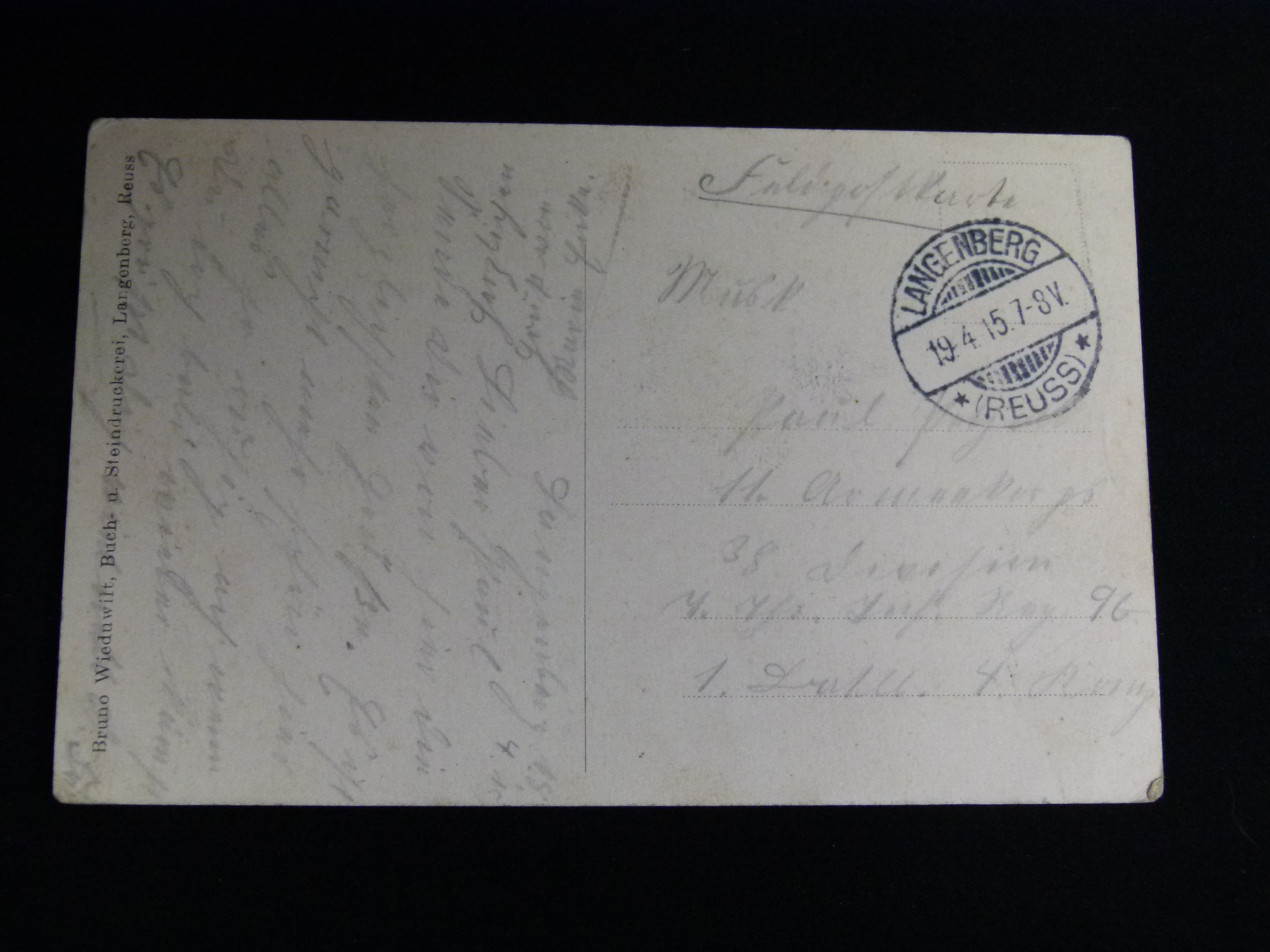 AK Langenberg Reuss Cafe & Restaurandt Neidhardt