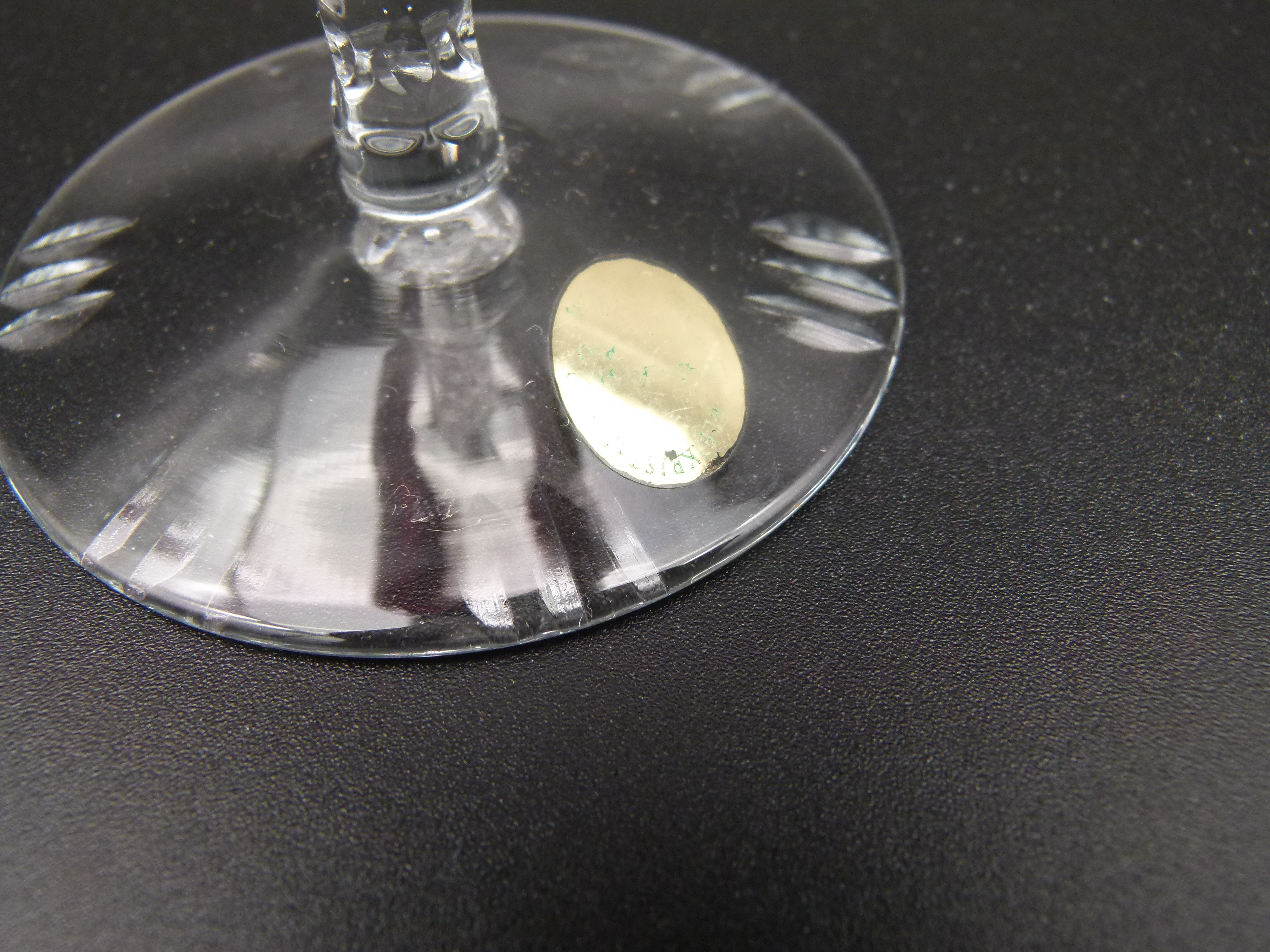 Nachtmann Bleikristall Roemer Glas weinrot