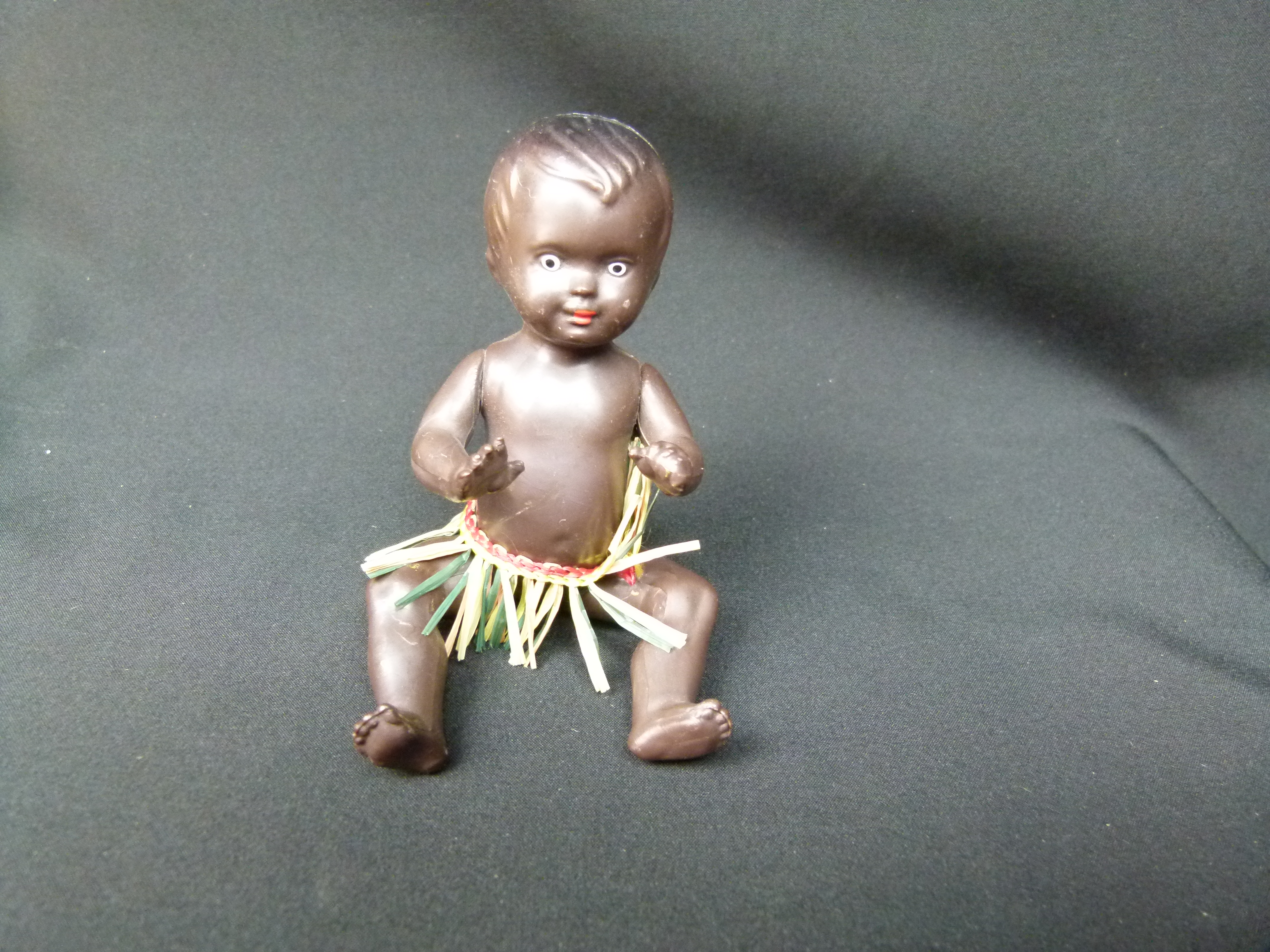 Puppe kleiner Afrikaner Emil Schwenk W-Germany