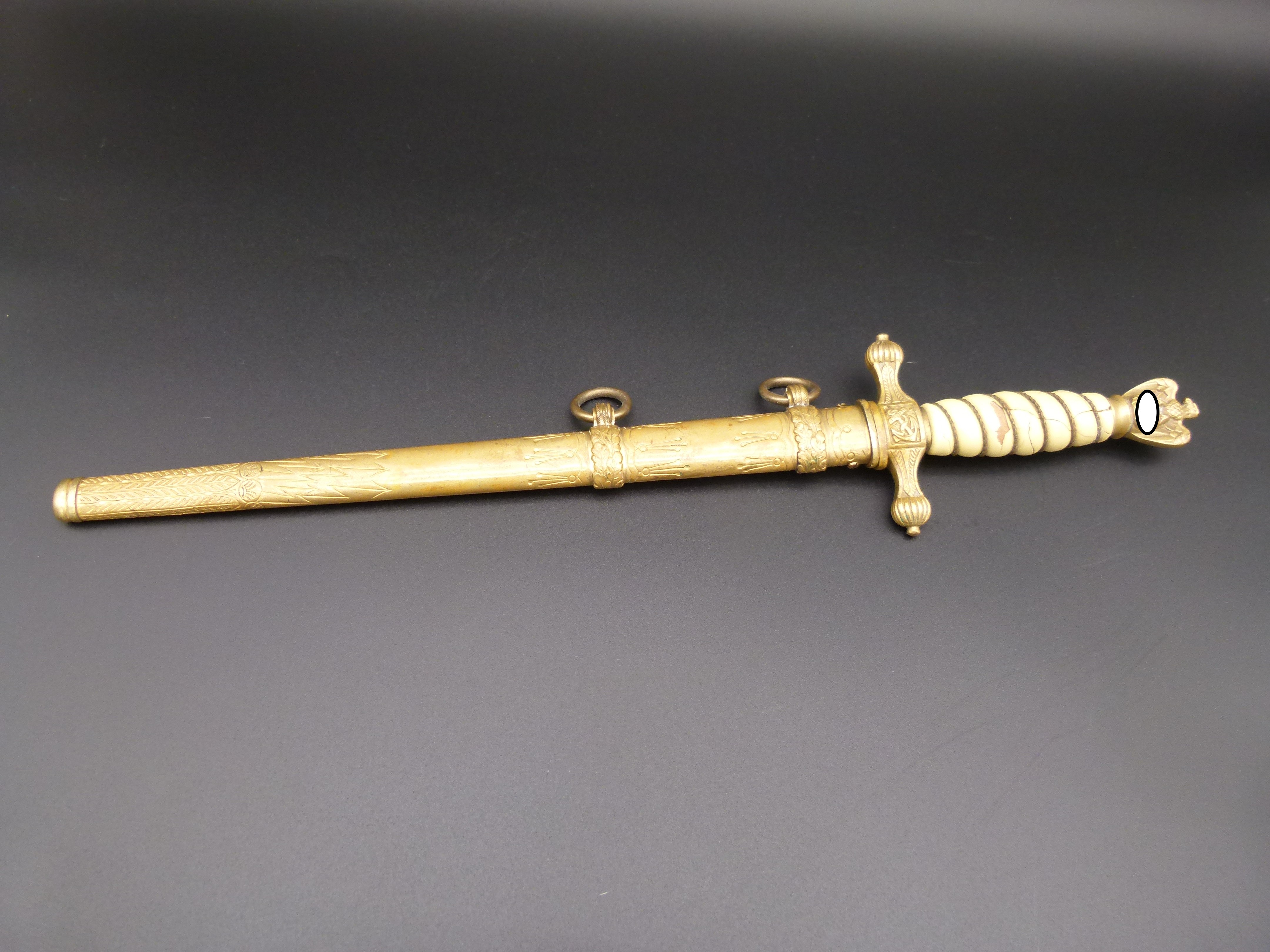 Kriegsmarinedolch WK2 Hersteller Hoeller Solingen