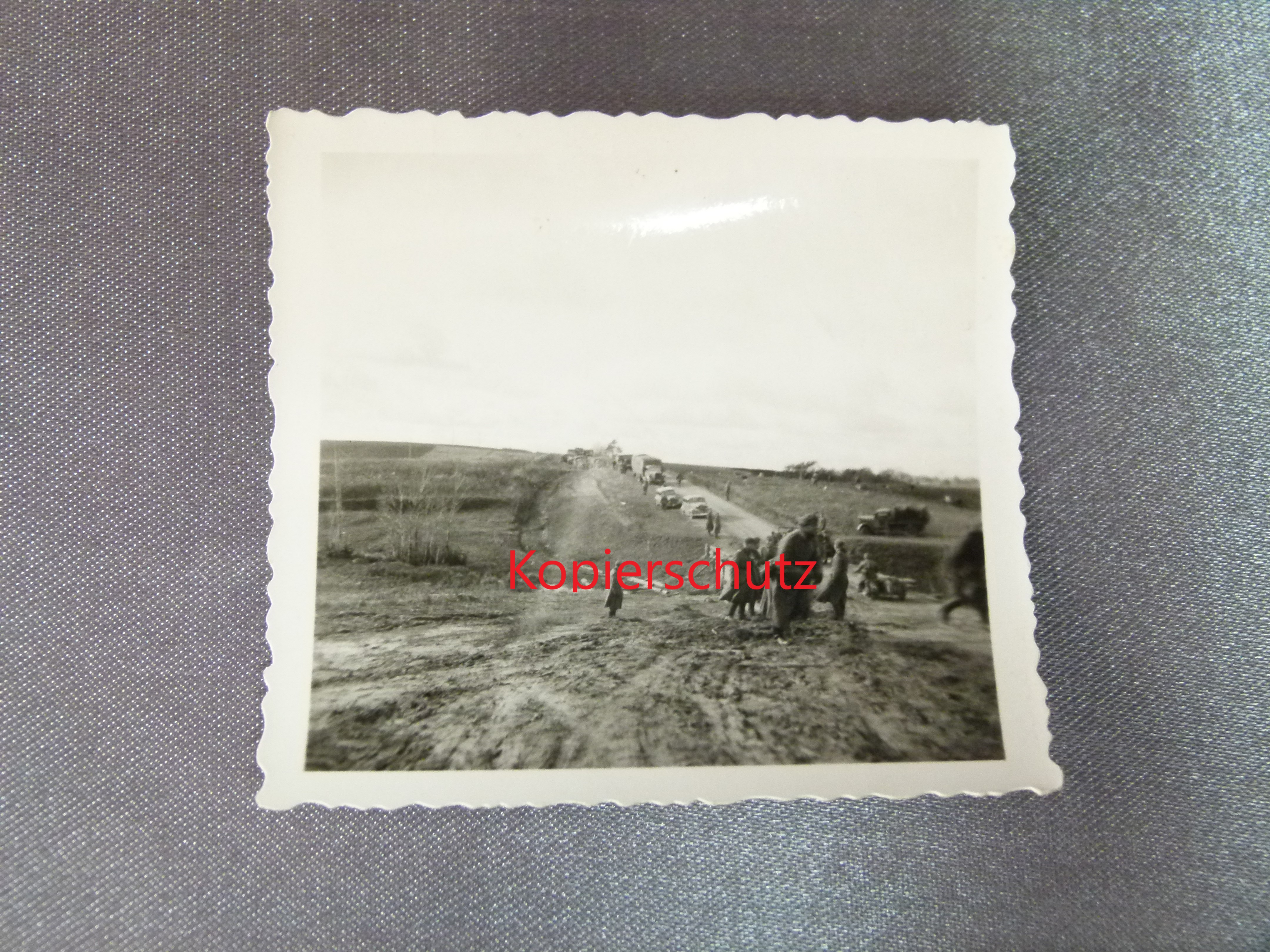 Foto Russlandfeldzug Rollbahn Vormarsch