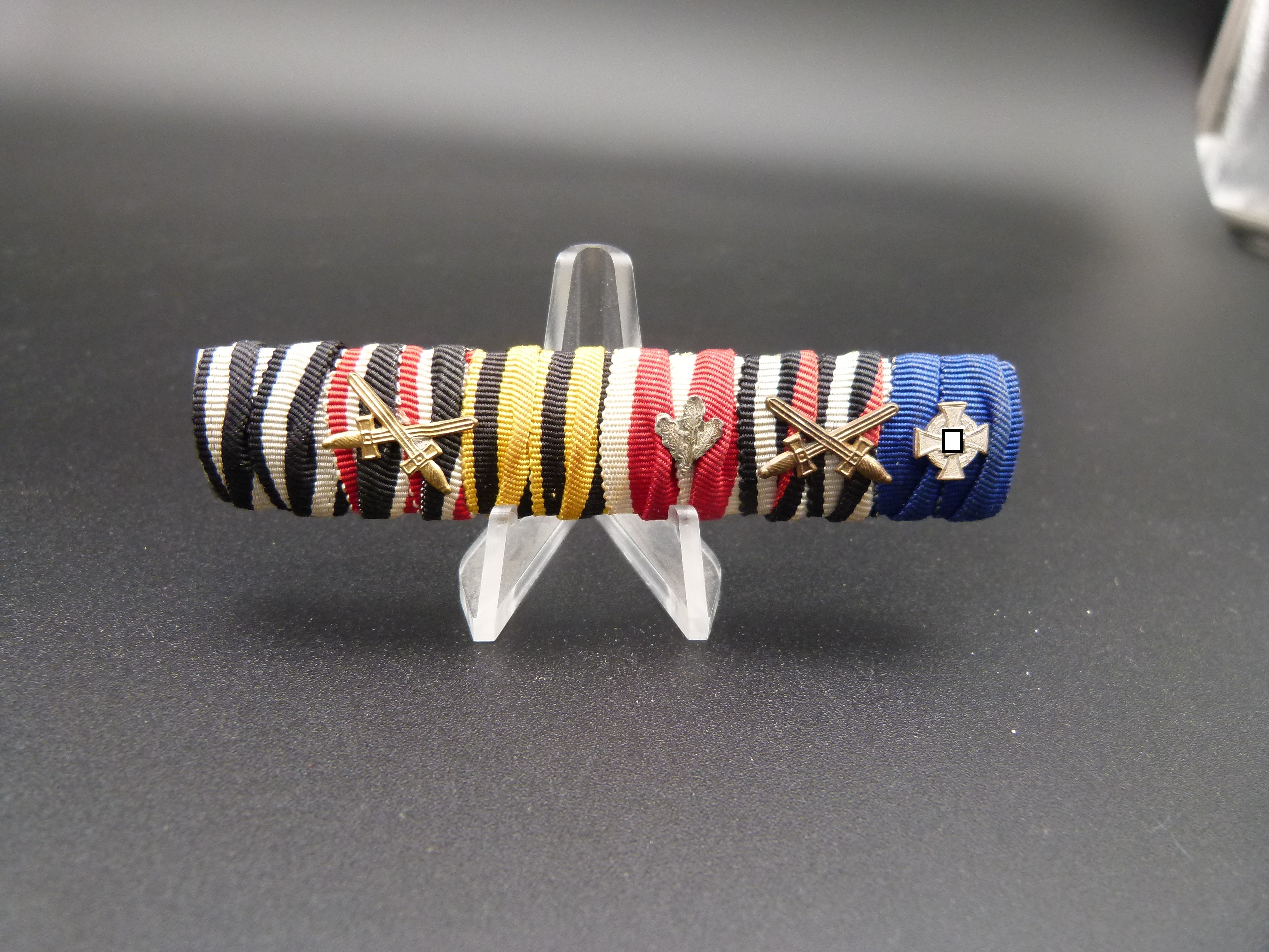 6er Bandspange WK1 und WK2 Wuerttemberg